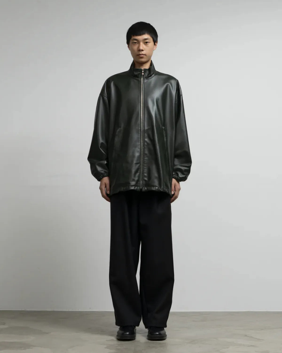Graphpaper / Sheep Leather Track Blouson (GM253-30445)