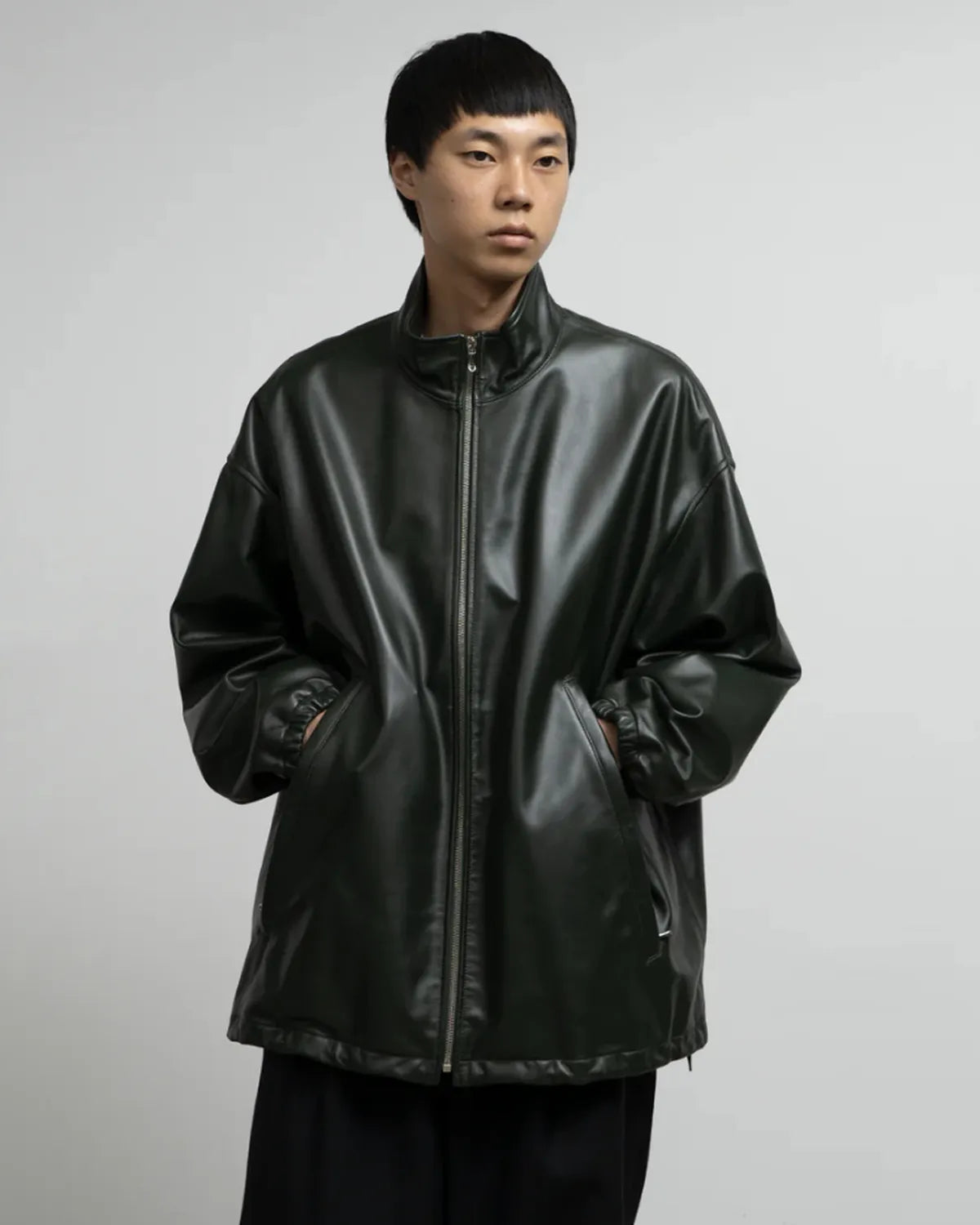 Graphpaper / Sheep Leather Track Blouson (GM253-30445)