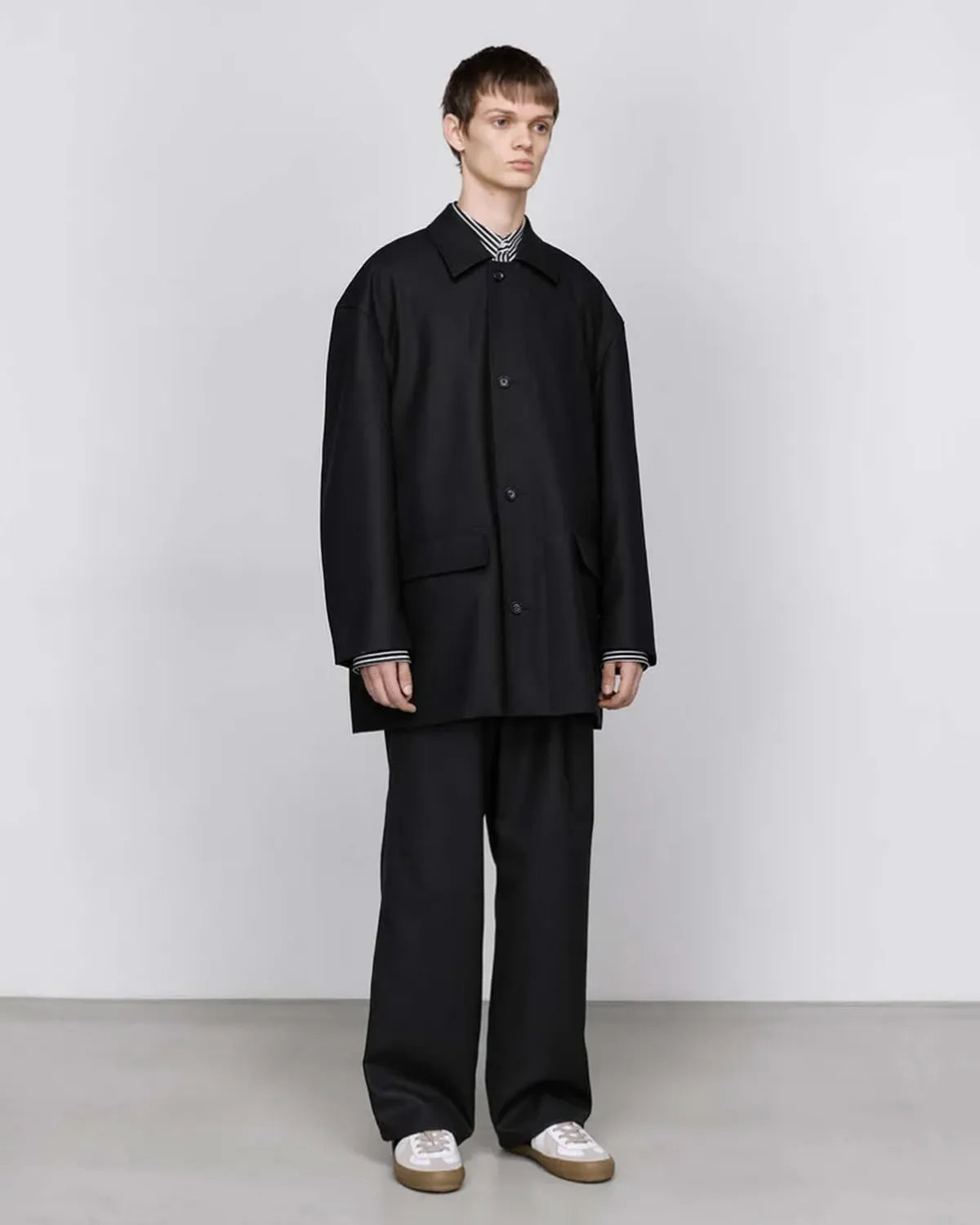 Graphpaper / Scale Off Flannel Car Coat (GM253-10354)