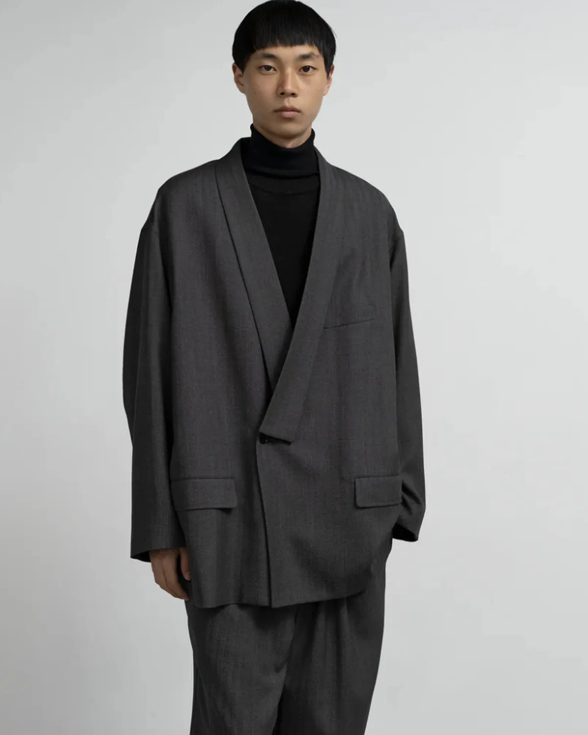 Graphpaper / Melange Herringbone Stripe Samue Jacket (GM253-20334)