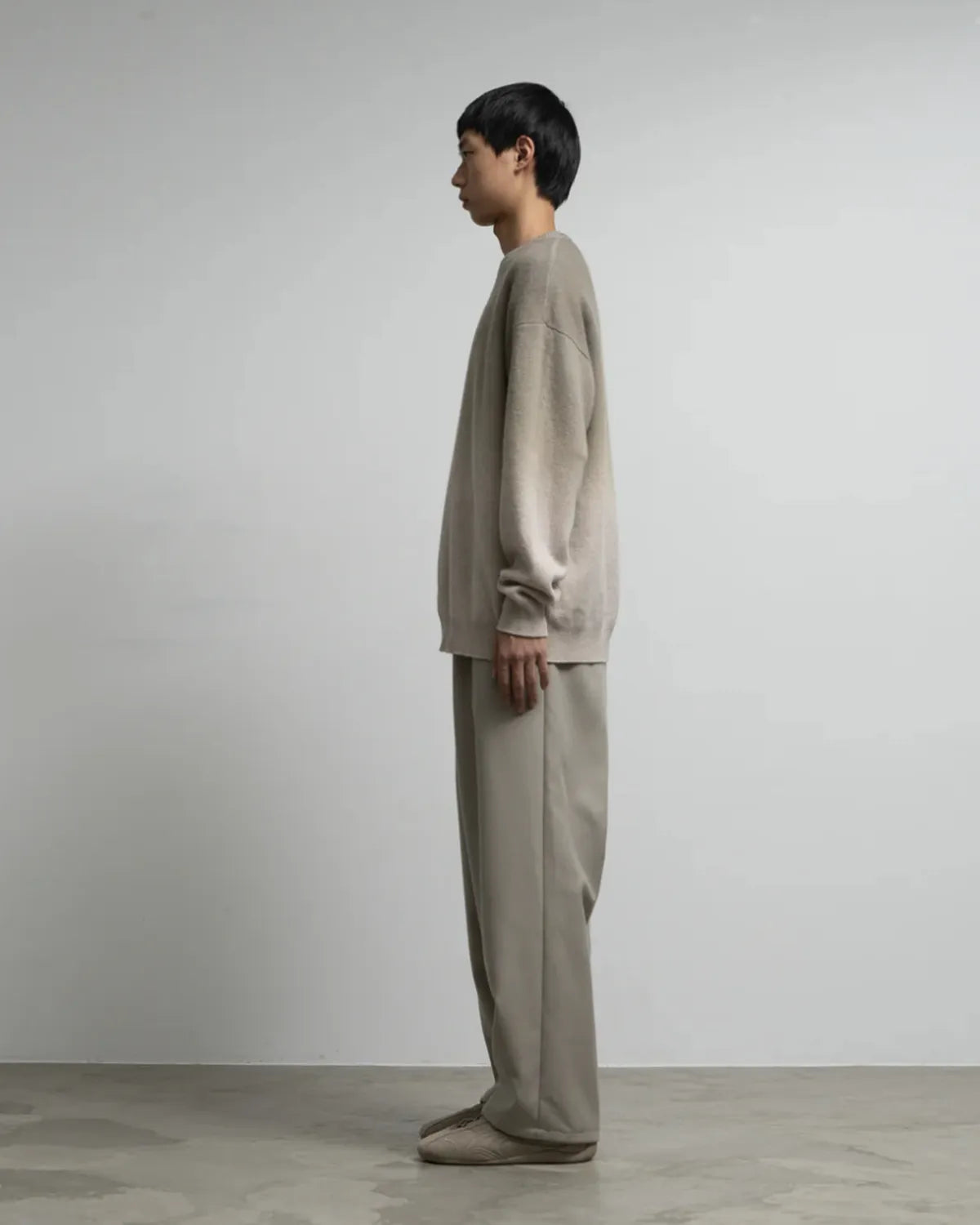 Graphpaper / Gradient Dyed Wool Crew Neck Knit (GU253-80492)