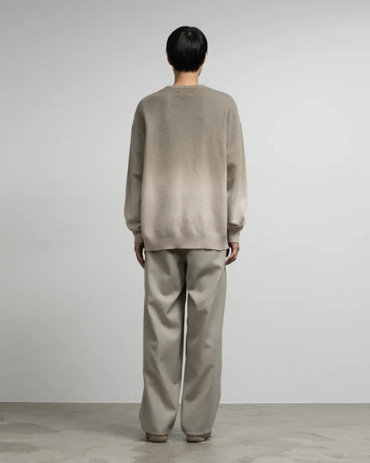 Graphpaper / Gradient Dyed Wool Crew Neck Knit (GU253-80492)
