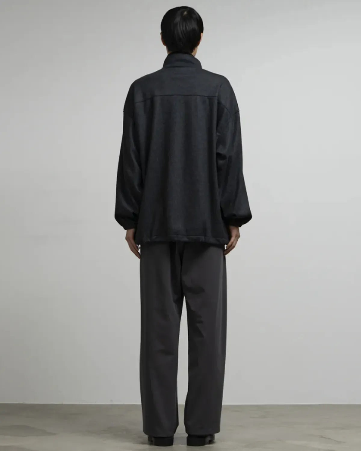 Graphpaper / Wool Smooth Flannel Track Blouson (GU253-30220B)