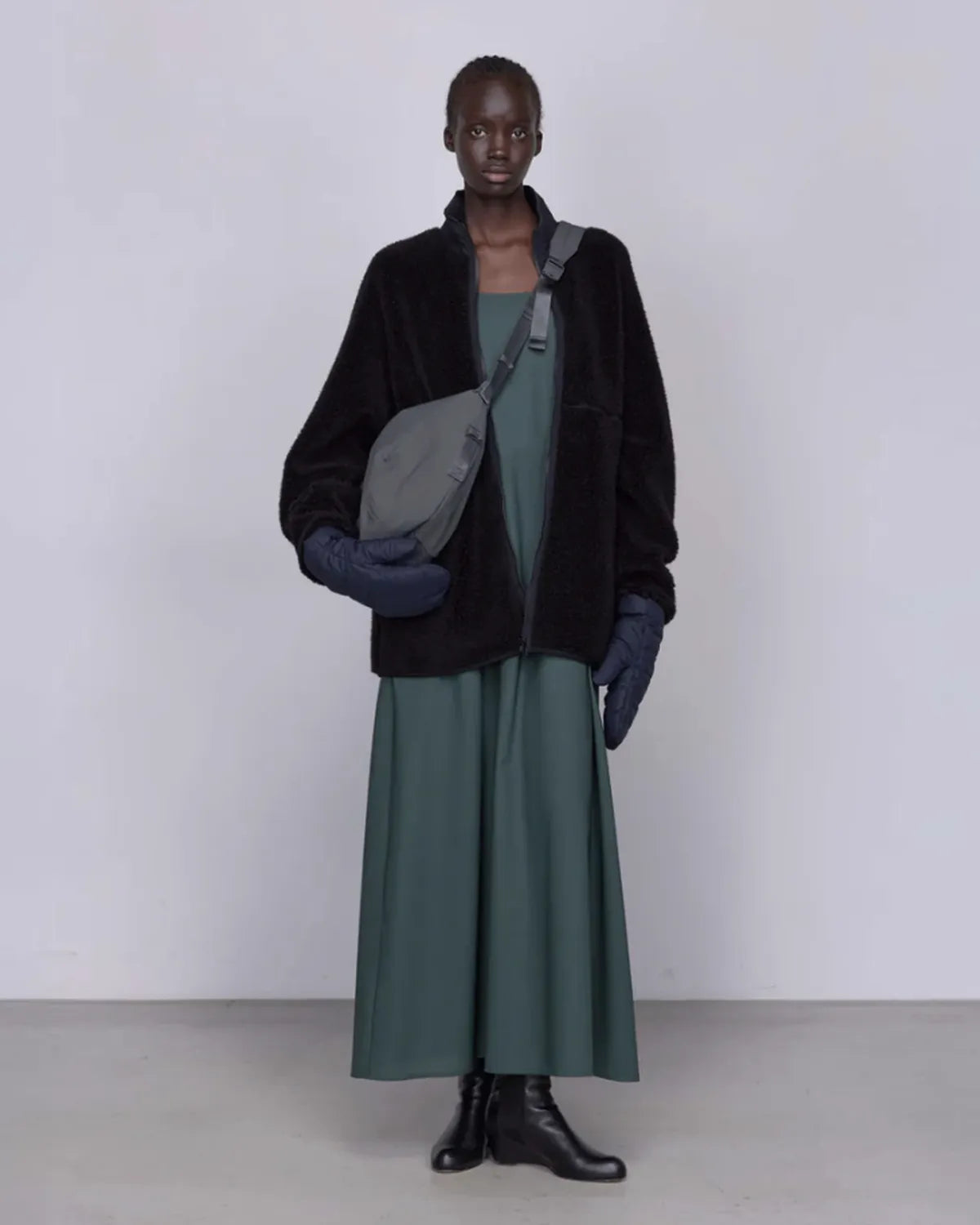 Graphpaper / Wool Boa Zip-up Blouson (GU253-30474)