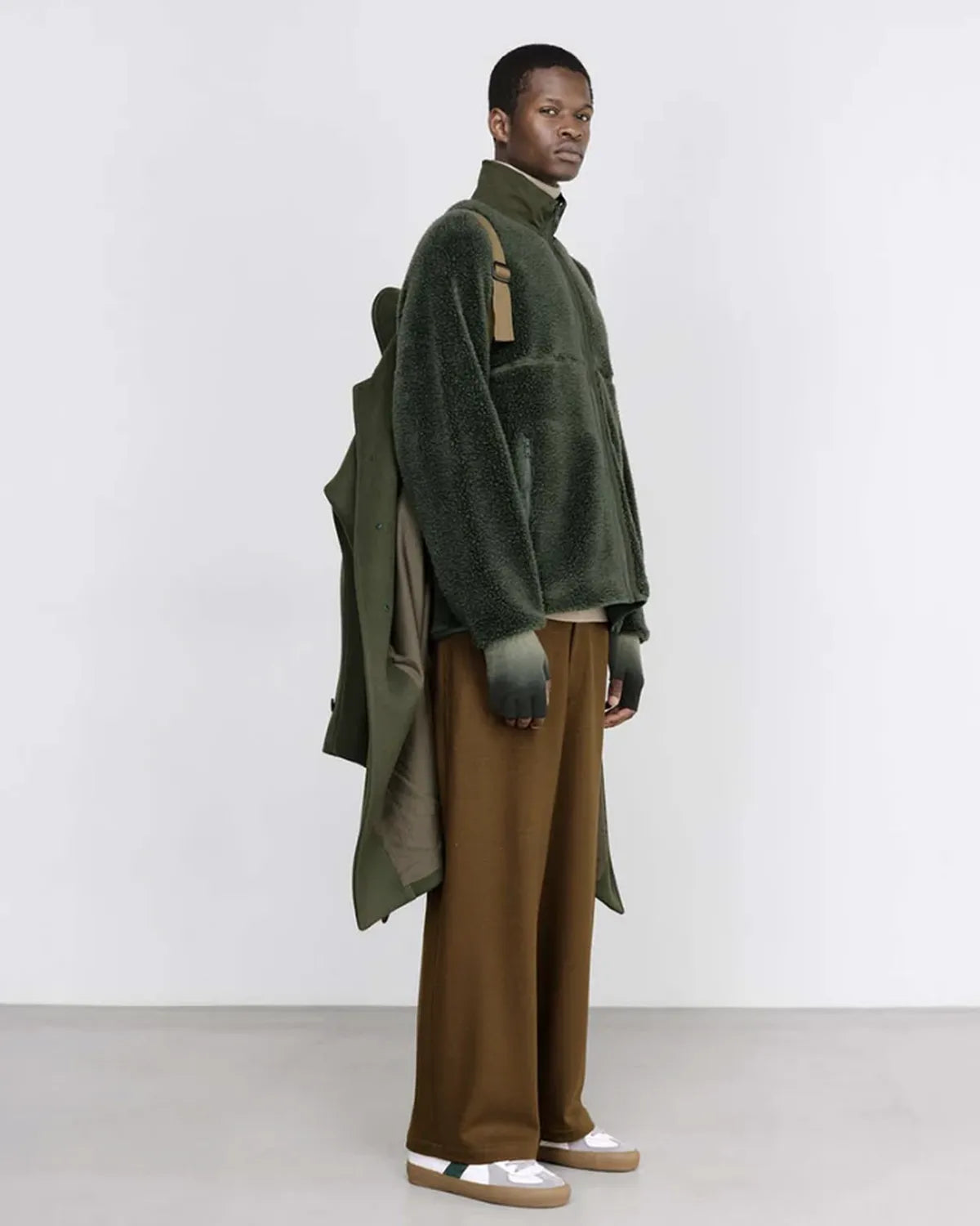 Graphpaper / Wool Boa Zip-up Blouson (GU253-30474)
