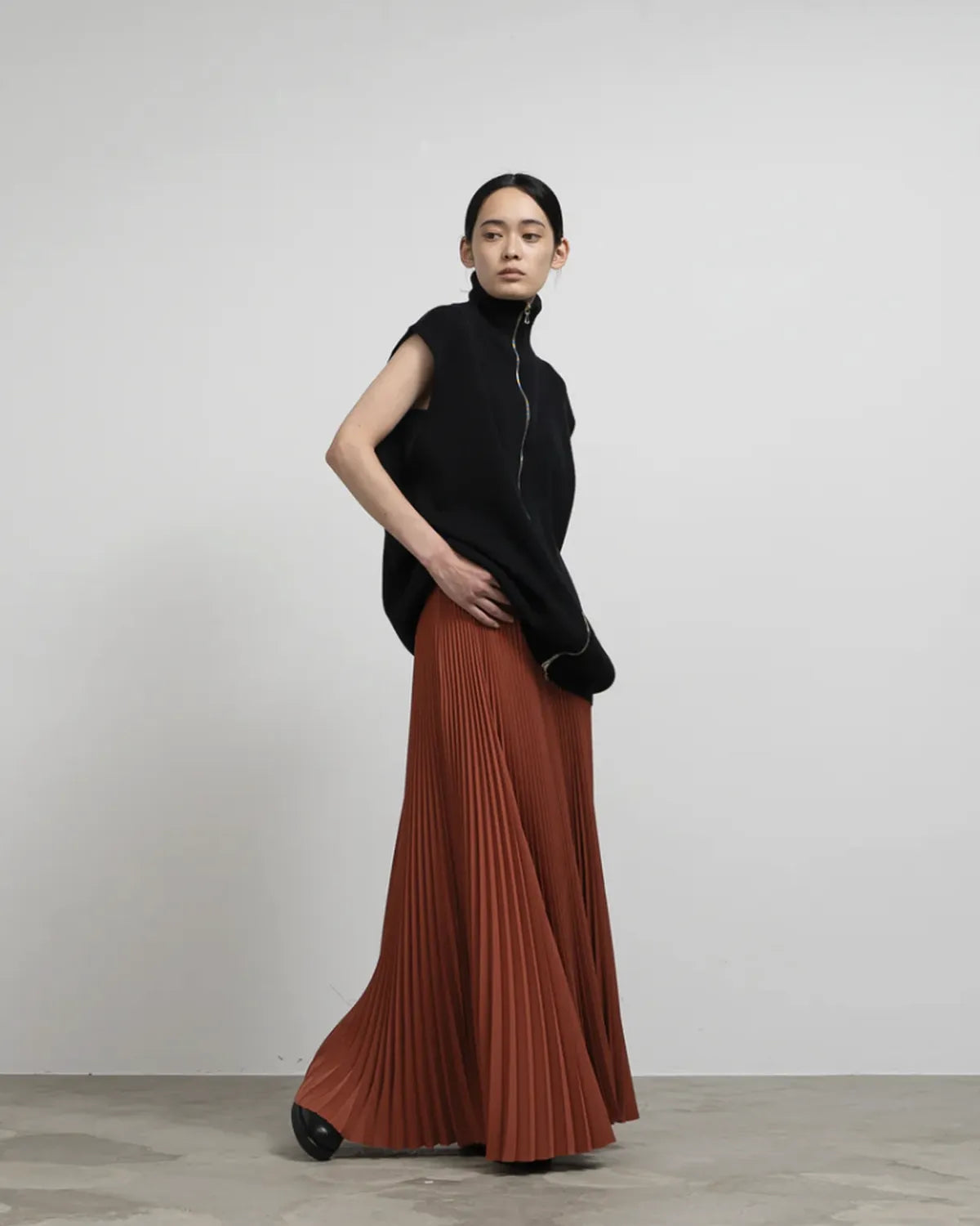 Graphpaper / High Density Drivers Knit Vest (GU253-80262B)