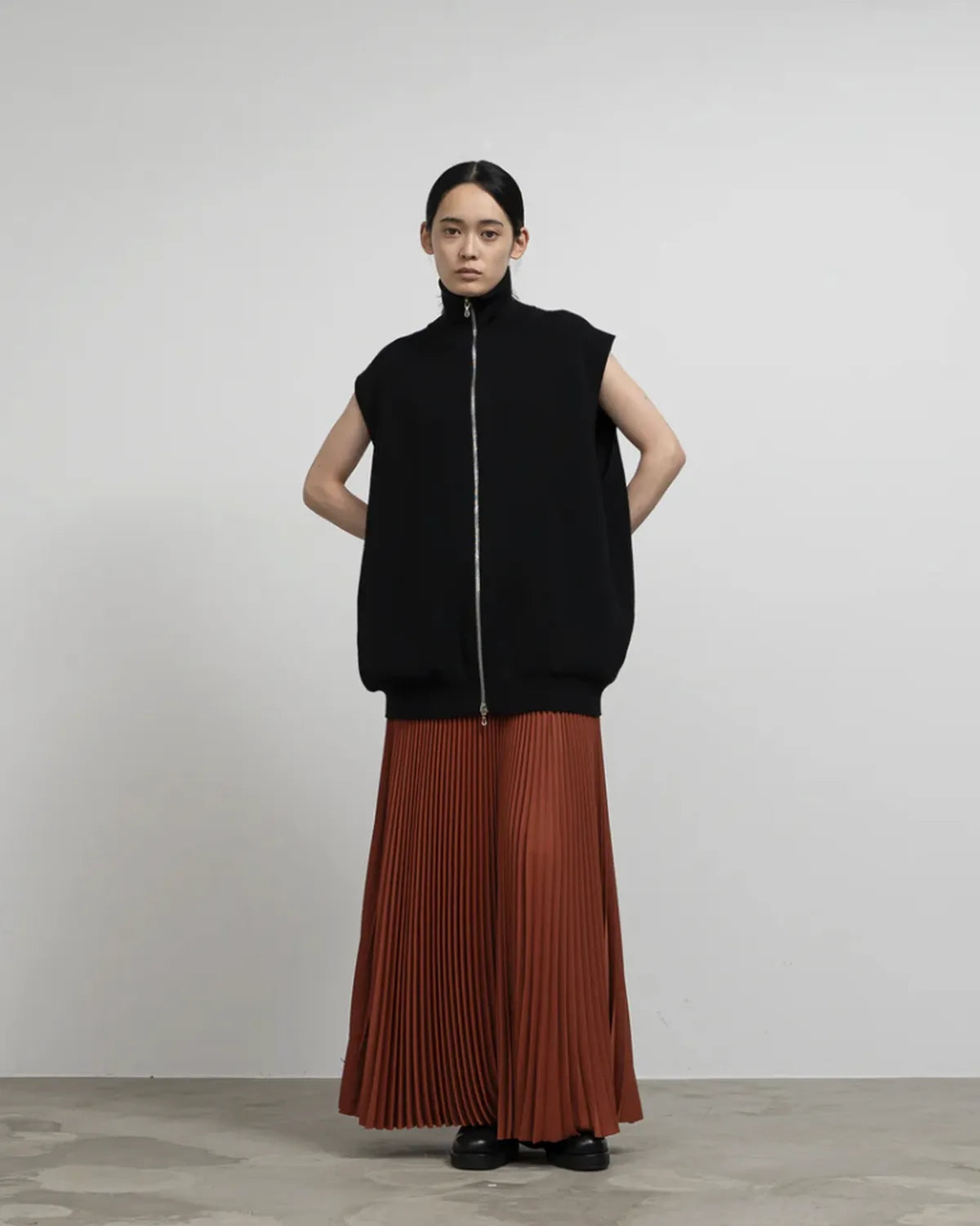 Graphpaper / High Density Drivers Knit Vest (GU253-80262B)