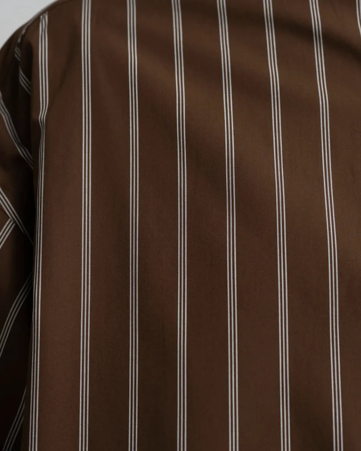 Graphpaper / SIDOGRAS Stripe L/S Oversized Band Collar Shirt (GM254-50026STB)