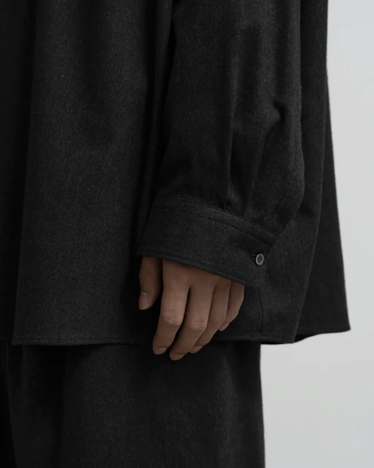 Graphpaper / SIDOGRAS Cotton Herringbone Flannel Sleeping Shirt (GM254-50044)