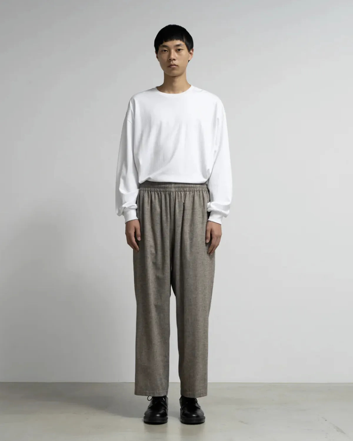 Graphpaper / SIDOGRAS Cotton Herringbone Flannel Sleeping Pants (GM254-40045)