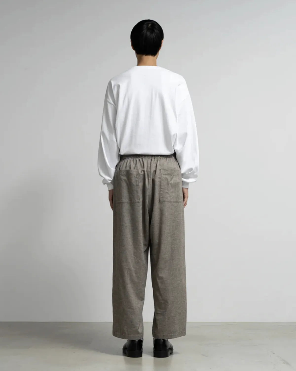Graphpaper / SIDOGRAS Cotton Herringbone Flannel Sleeping Pants (GM254-40045)