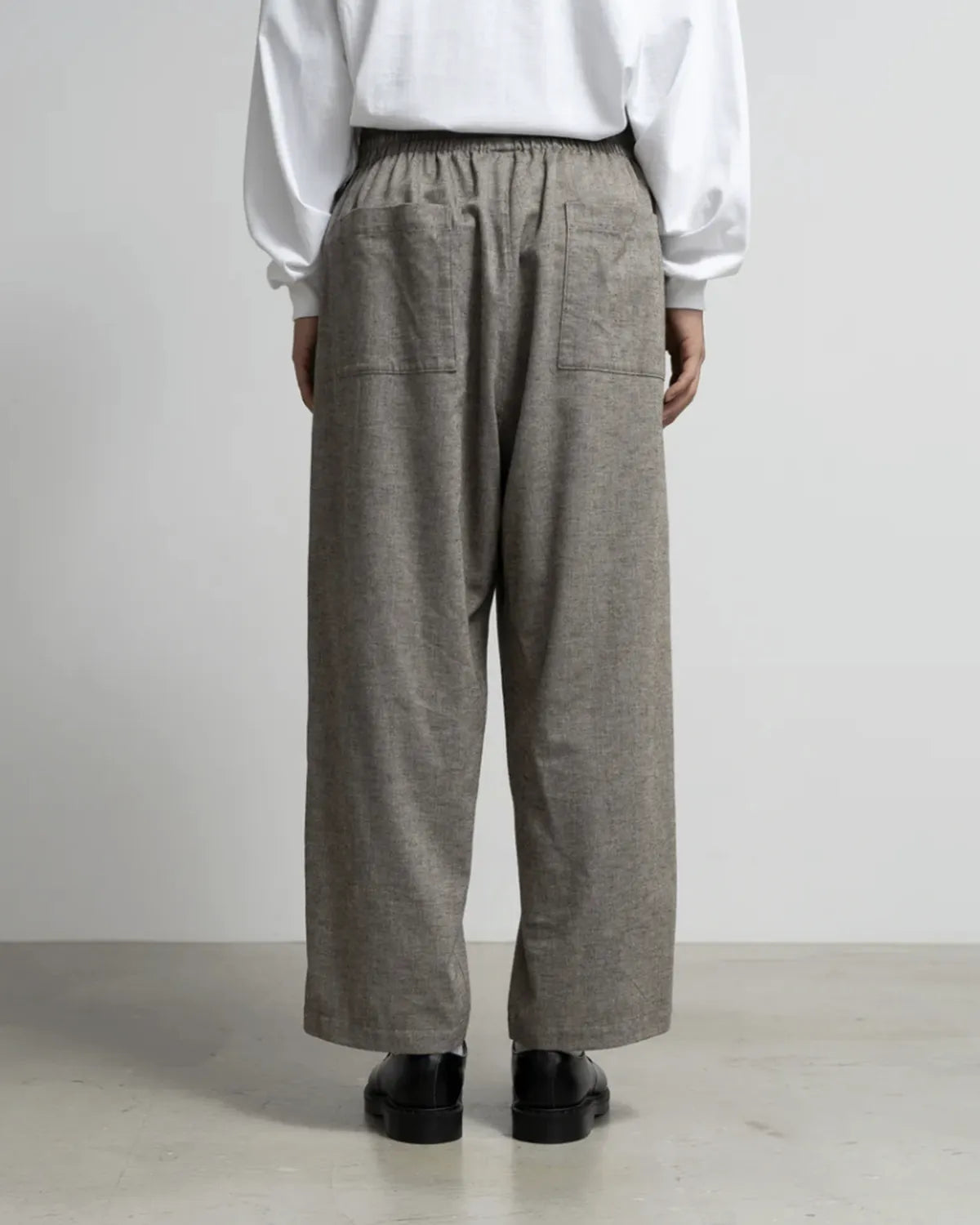 Graphpaper / SIDOGRAS Cotton Herringbone Flannel Sleeping Pants (GM254-40045)