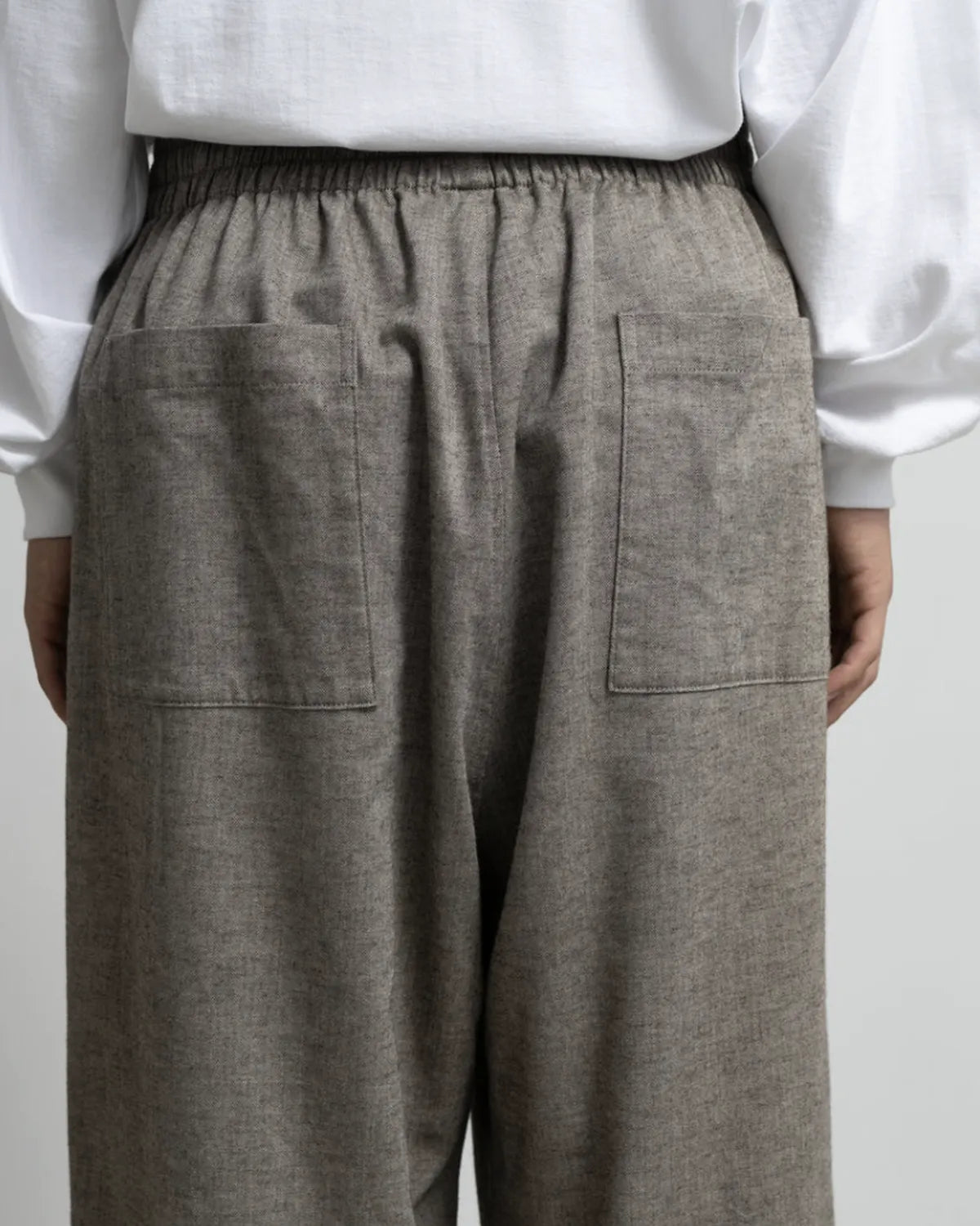 Graphpaper / SIDOGRAS Cotton Herringbone Flannel Sleeping Pants (GM254-40045)