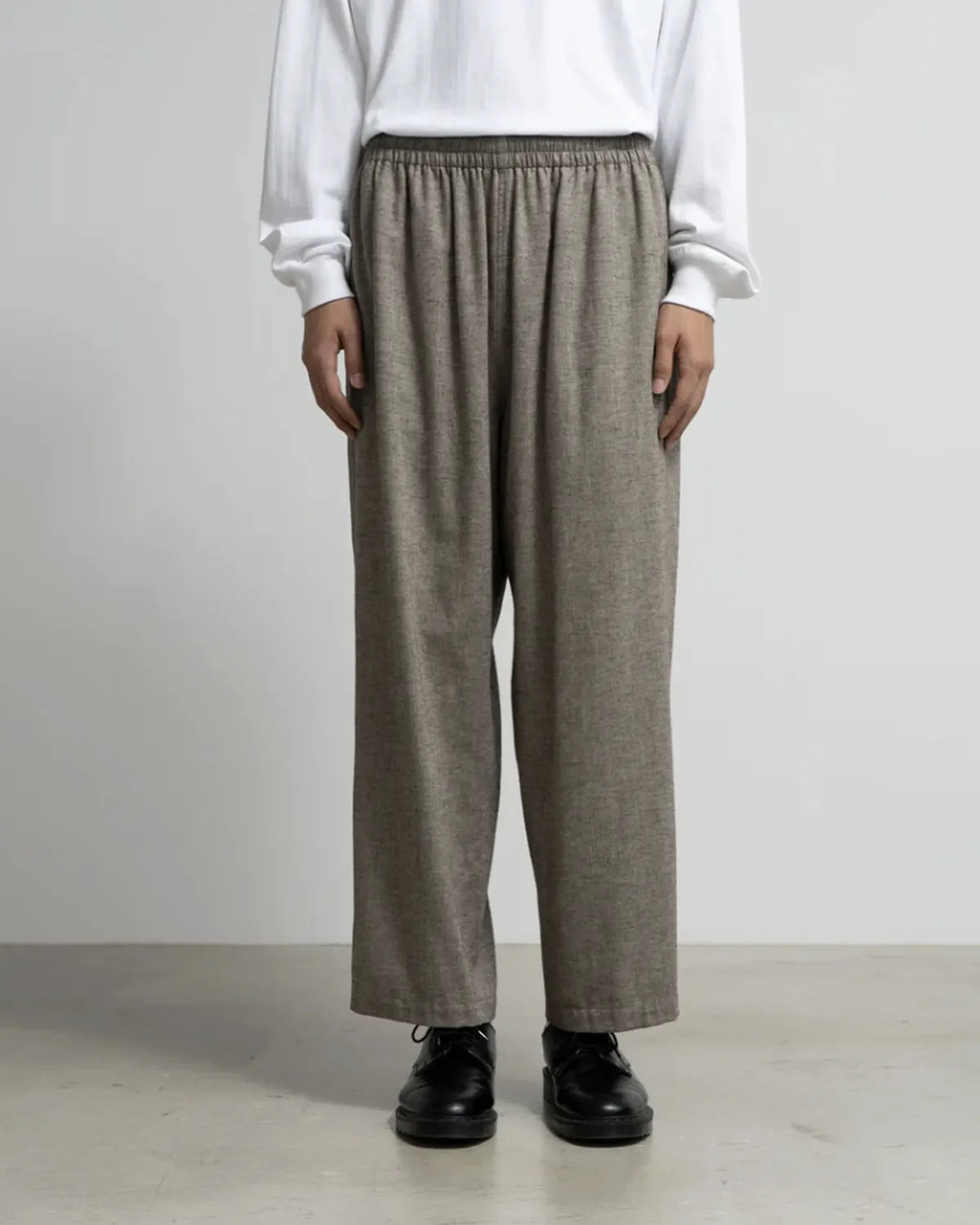 Graphpaper / SIDOGRAS Cotton Herringbone Flannel Sleeping Pants (GM254-40045)