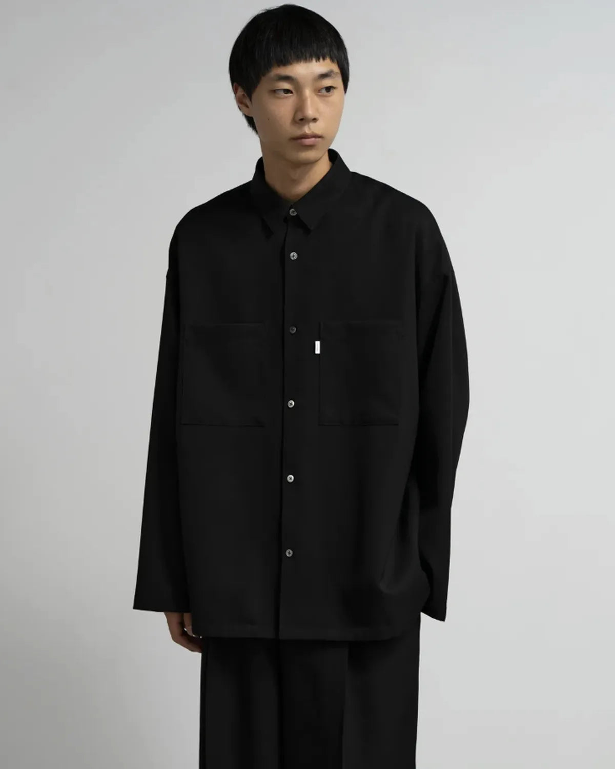 Graphpaper / Scale Off Wool Box Shirts (GM254-30040B)