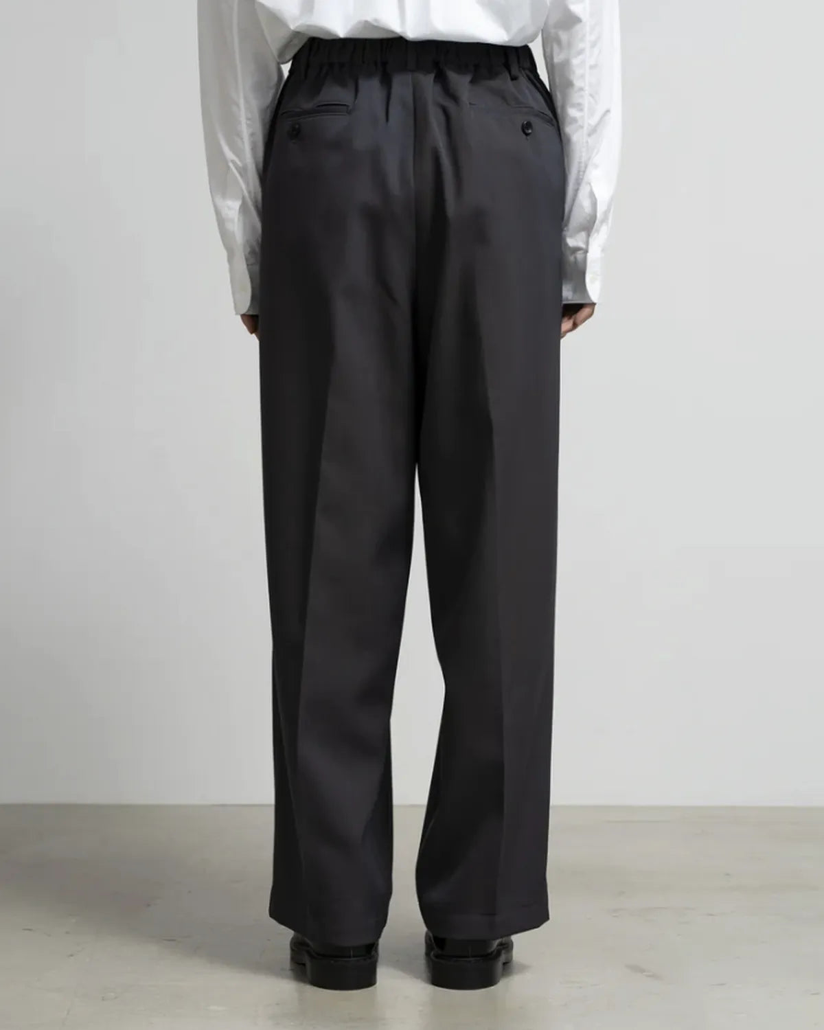 Graphpaper / Scale Off Wool Wide Slacks (GM254-40041B)
