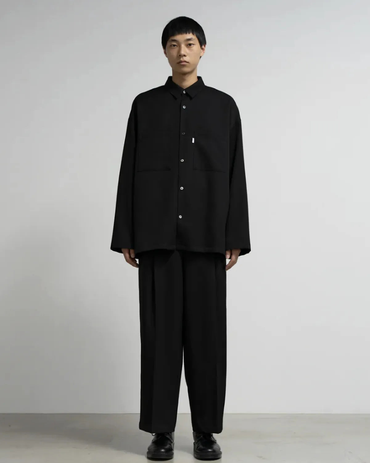 Graphpaper / Scale Off Wool Box Shirts (GM254-30040B)