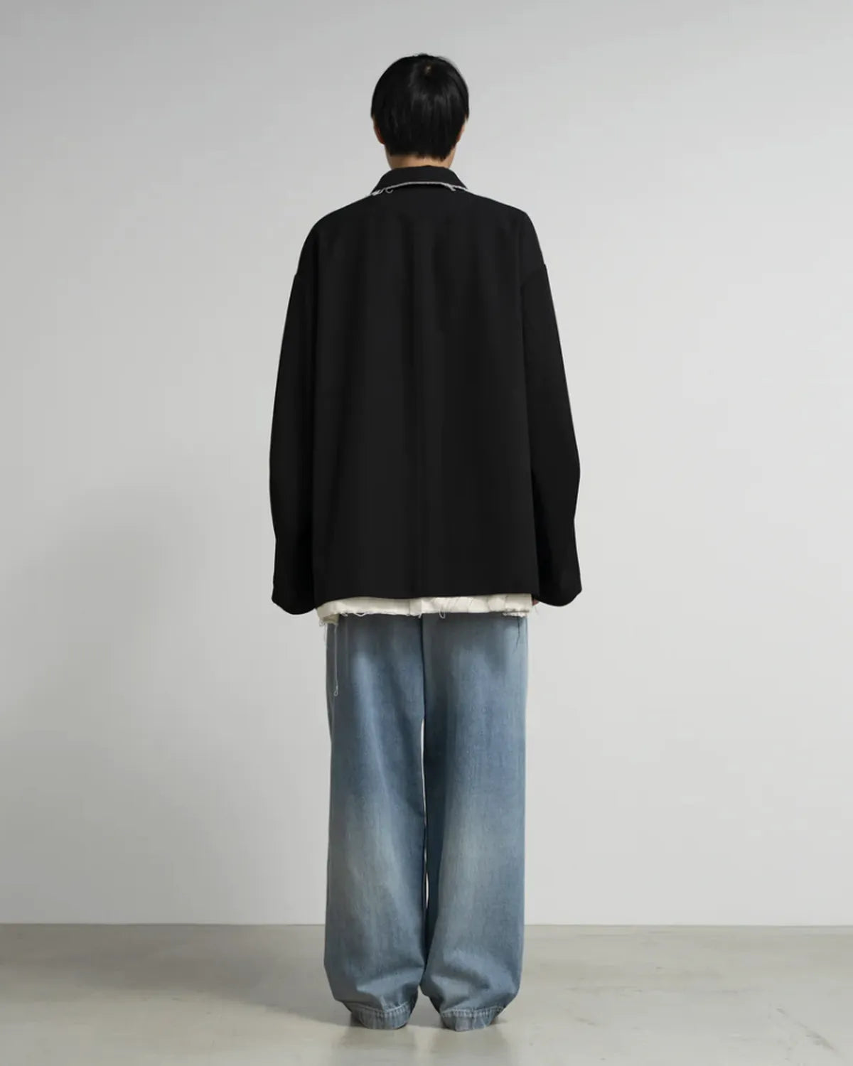 Graphpaper × CAMIEL FORTGEN / C.F × GP Wool Gabardine Coat (GM254-10105)