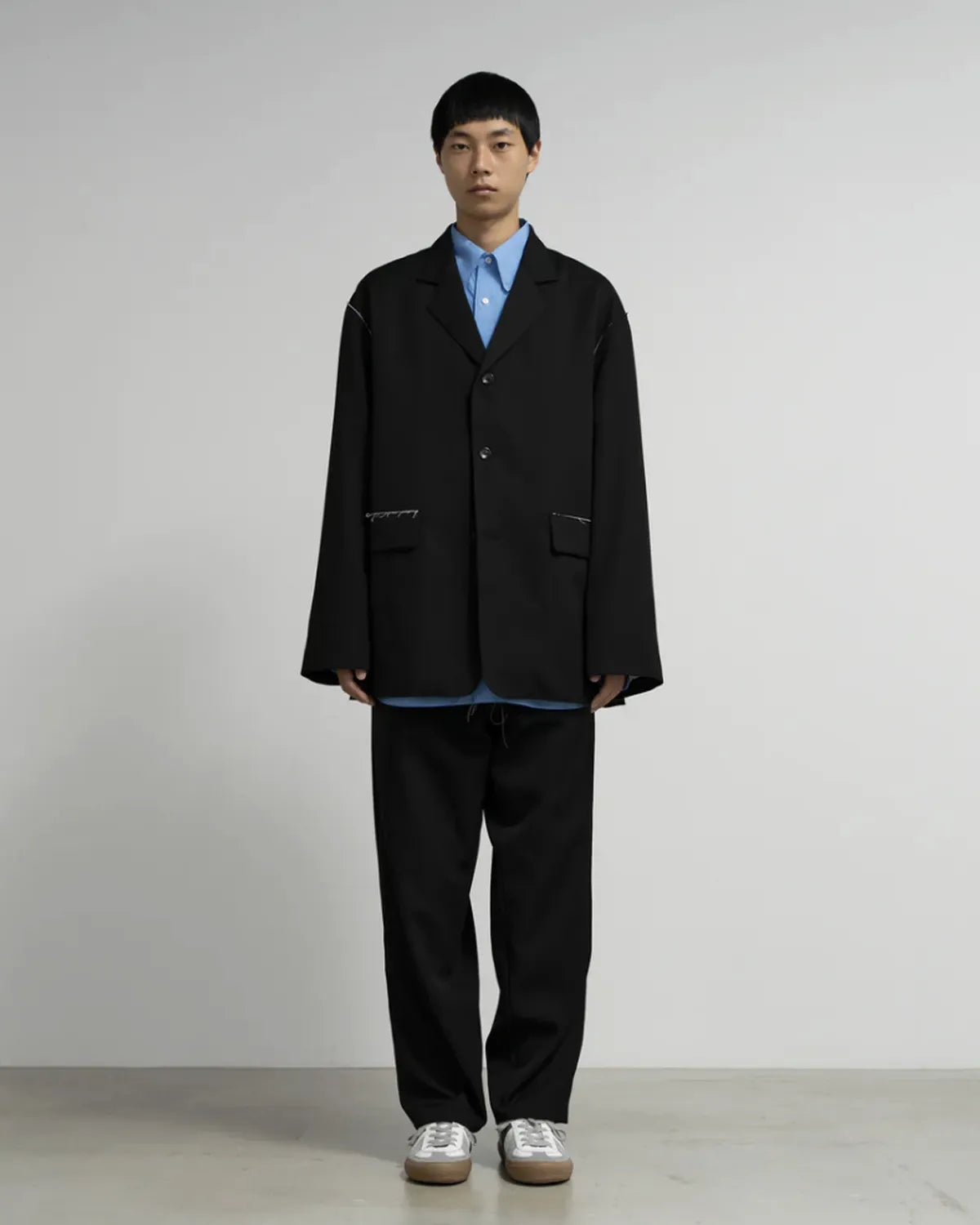 Graphpaper × CAMIEL FORTGEN / C.F × GP Scale Off Wool 3B Jacket (GM254-20104)