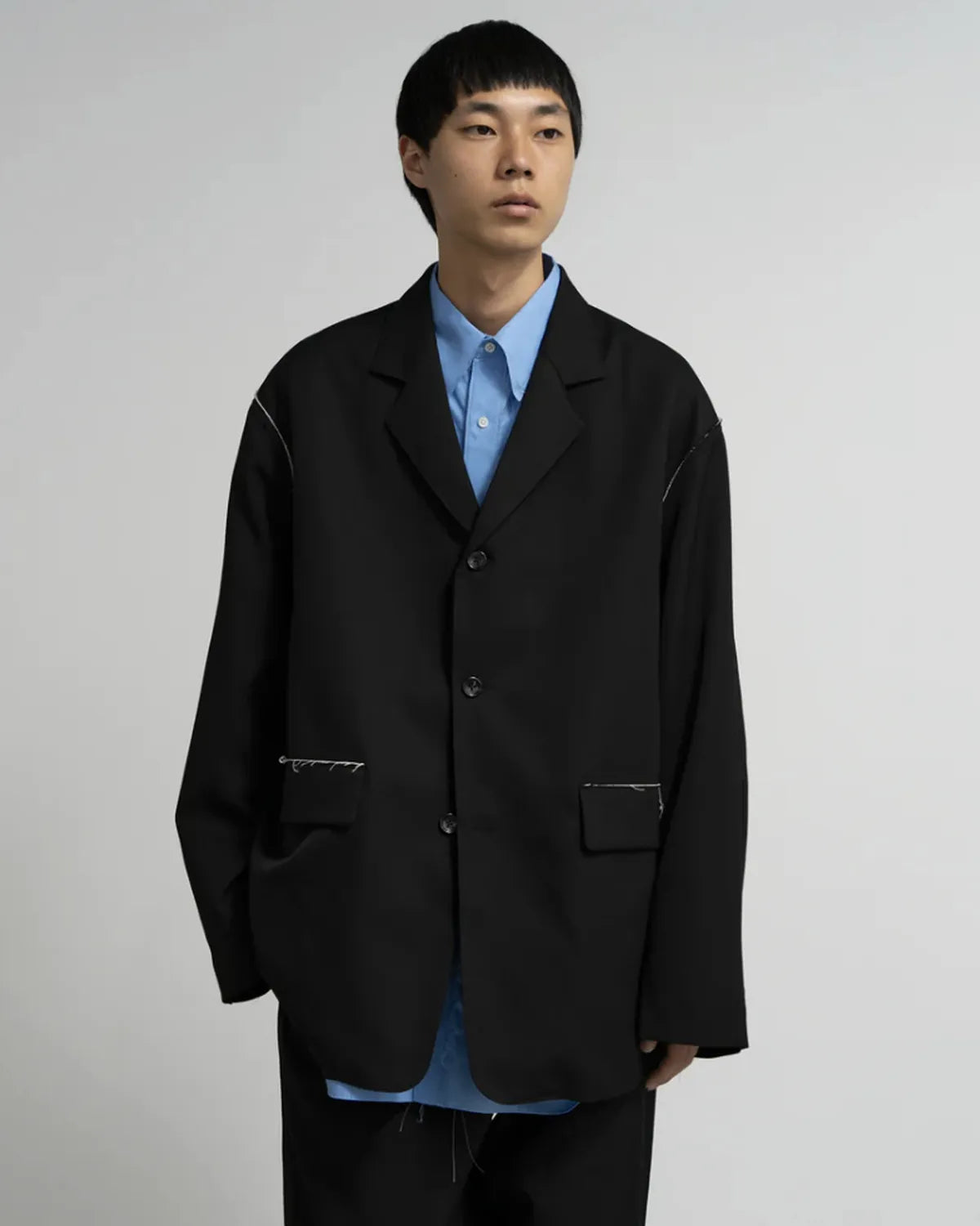 Graphpaper × CAMIEL FORTGEN / C.F × GP Scale Off Wool 3B Jacket (GM254-20104)