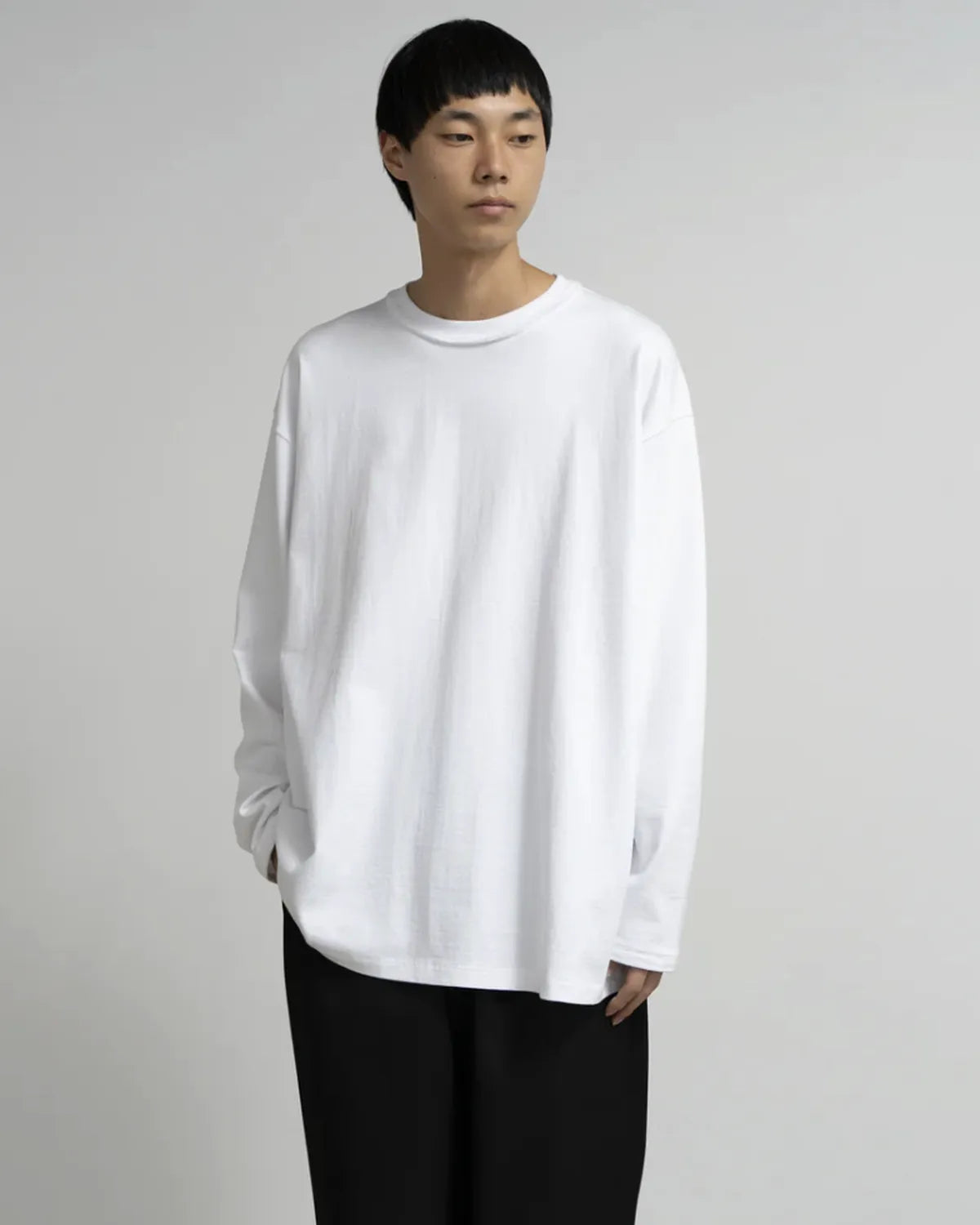 Graphpaper × CAMIEL FORTGEN / C.F × GP Heavy Weight L/S Oversized Tee (GM254-70100)