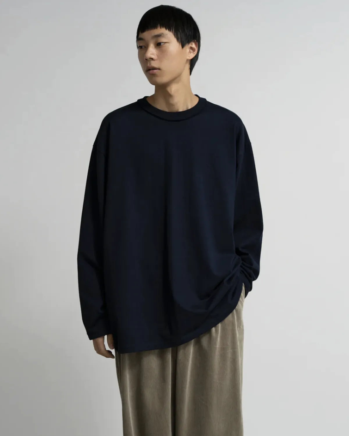 Graphpaper × CAMIEL FORTGEN / C.F × GP Heavy Weight L/S Oversized Tee (GM254-70100)