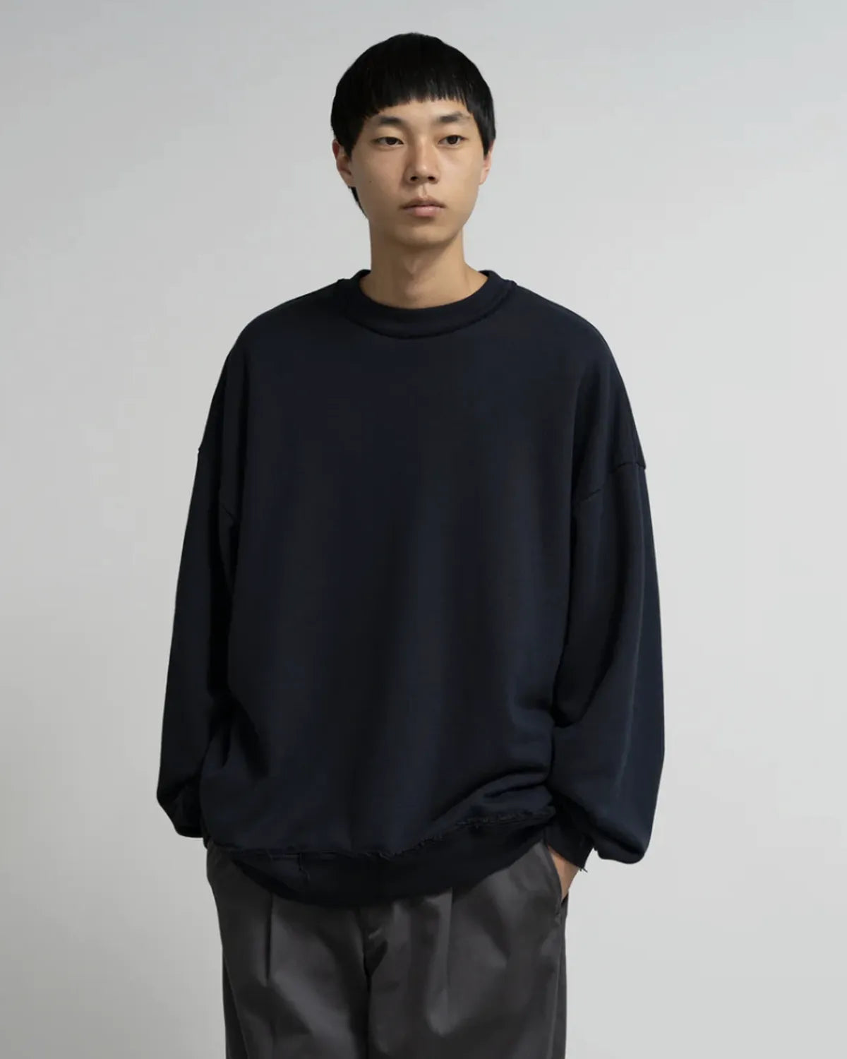 Graphpaper × CAMIEL FORTGEN / C.F × GP AZUMA Terry Crew Neck Sweat (GM254-70101)