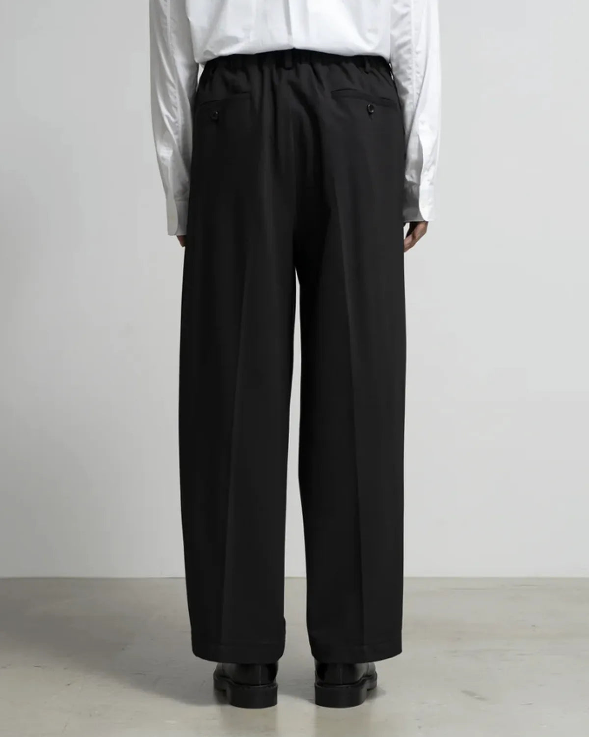 Graphpaper / SIDOGRAS Melange Ponte Wide Slacks (GM254-40052)