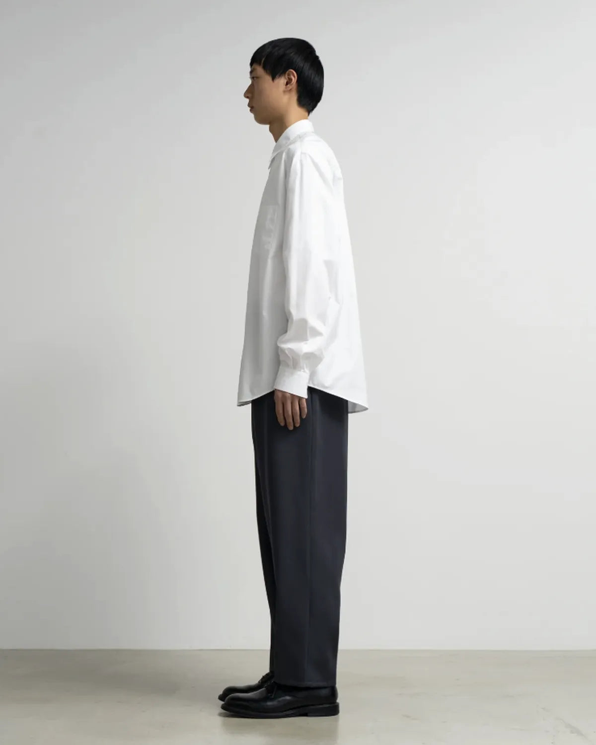 Graphpaper / High Count Regular Collar Round Cut Shirt (GM261-50032B)