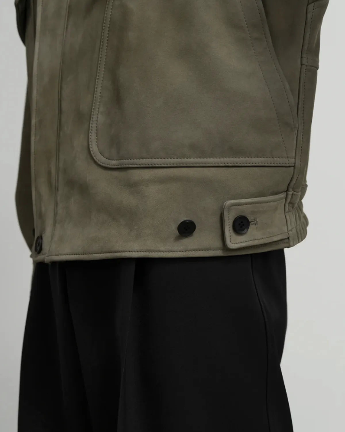 Graphpaper × YOKE / COW NUBACK LEATHER BLOUSON (YK25FW01017B-GP / GM253-30901Y)