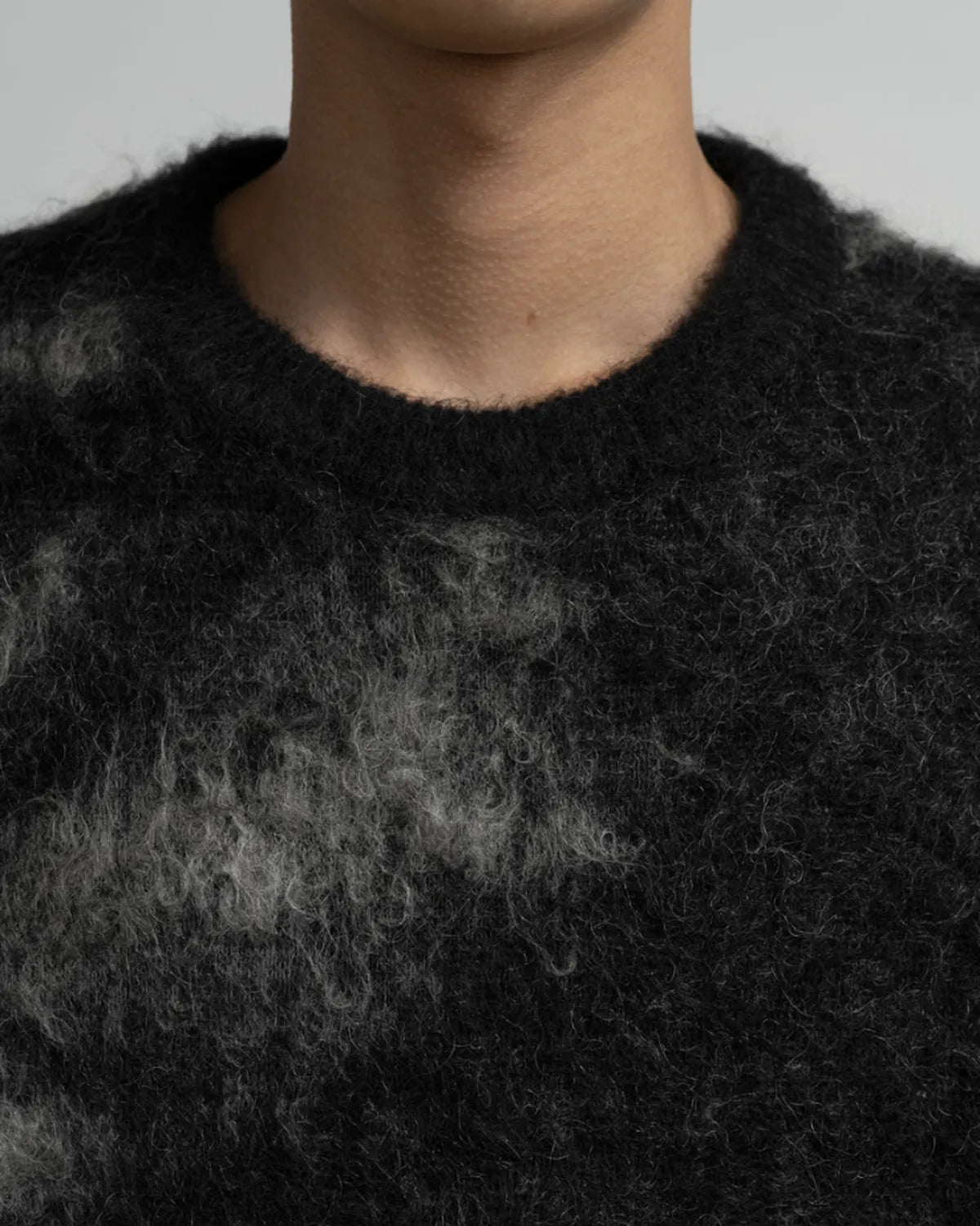 Graphpaper × YOKE / ABSTRACT JACQUARD CREWNECK SWEATER (YK25FW01110S-GP / GM253-70907Y)