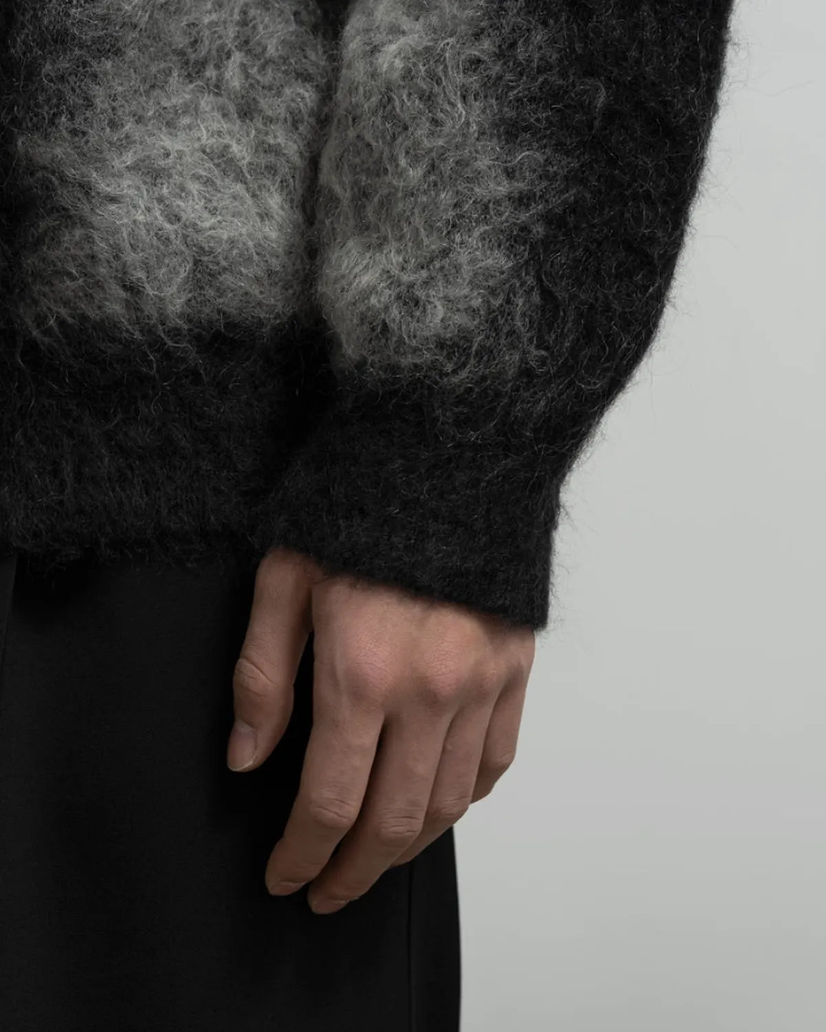 Graphpaper × YOKE / ABSTRACT JACQUARD CREWNECK SWEATER (YK25FW01110S-GP / GM253-70907Y)