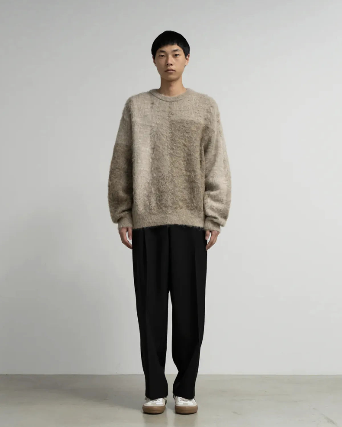 Graphpaper × YOKE / ABSTRACT JACQUARD CREWNECK SWEATER (YK25FW01110S-GP / GM253-70907Y)