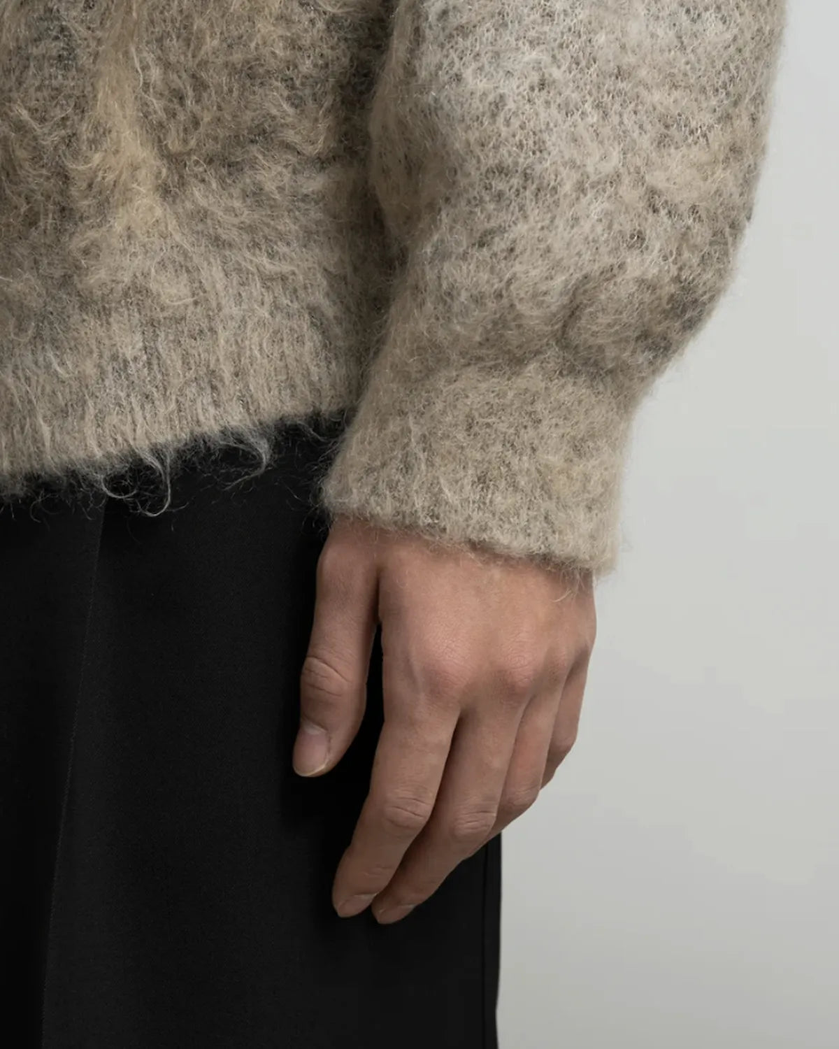 Graphpaper × YOKE / ABSTRACT JACQUARD CREWNECK SWEATER (YK25FW01110S-GP / GM253-70907Y)