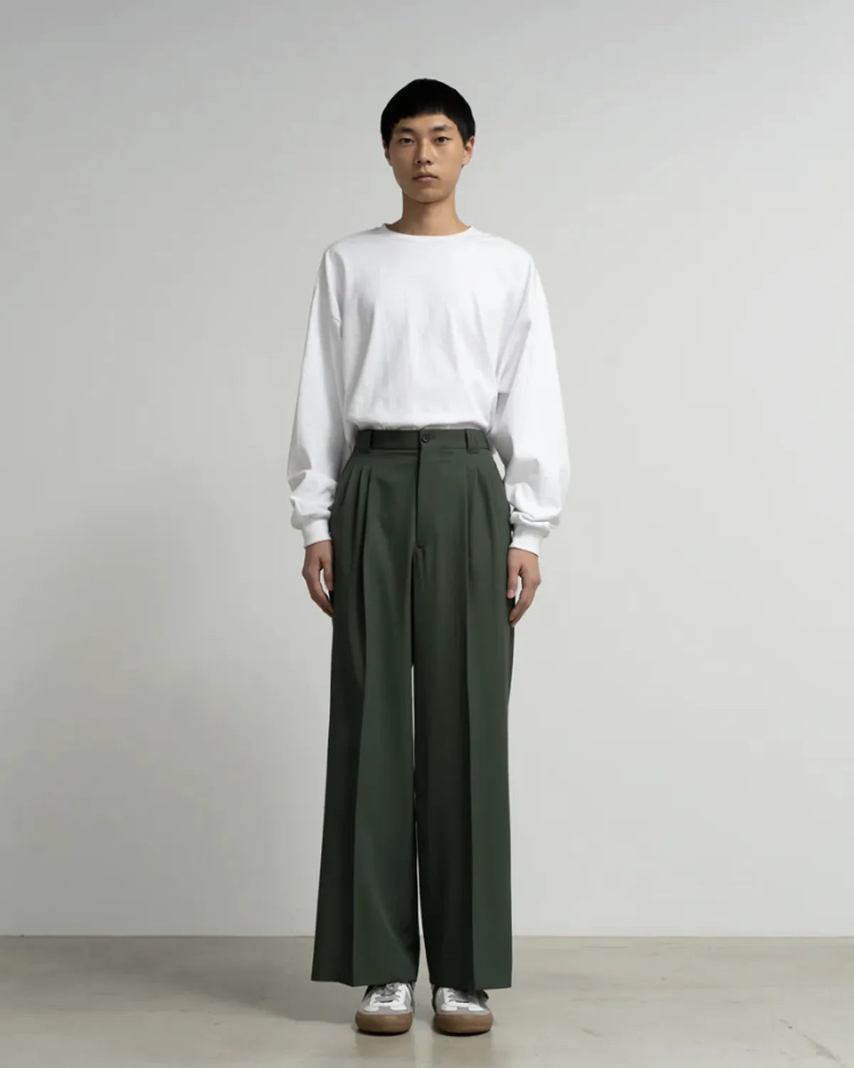 Graphpaper × YOKE / 3PLEATED WIDE TROUSERS (YK25FW01000P-GP / GM253-40903Y)