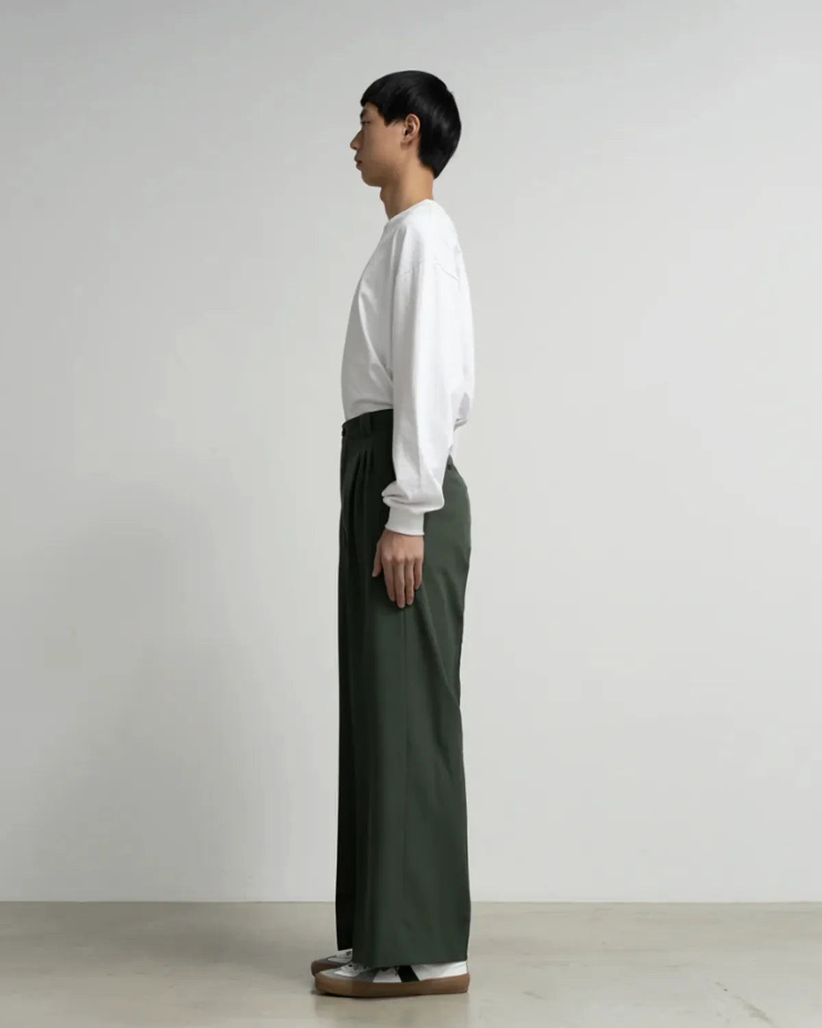 Graphpaper × YOKE / 3PLEATED WIDE TROUSERS (YK25FW01000P-GP / GM253-40903Y)