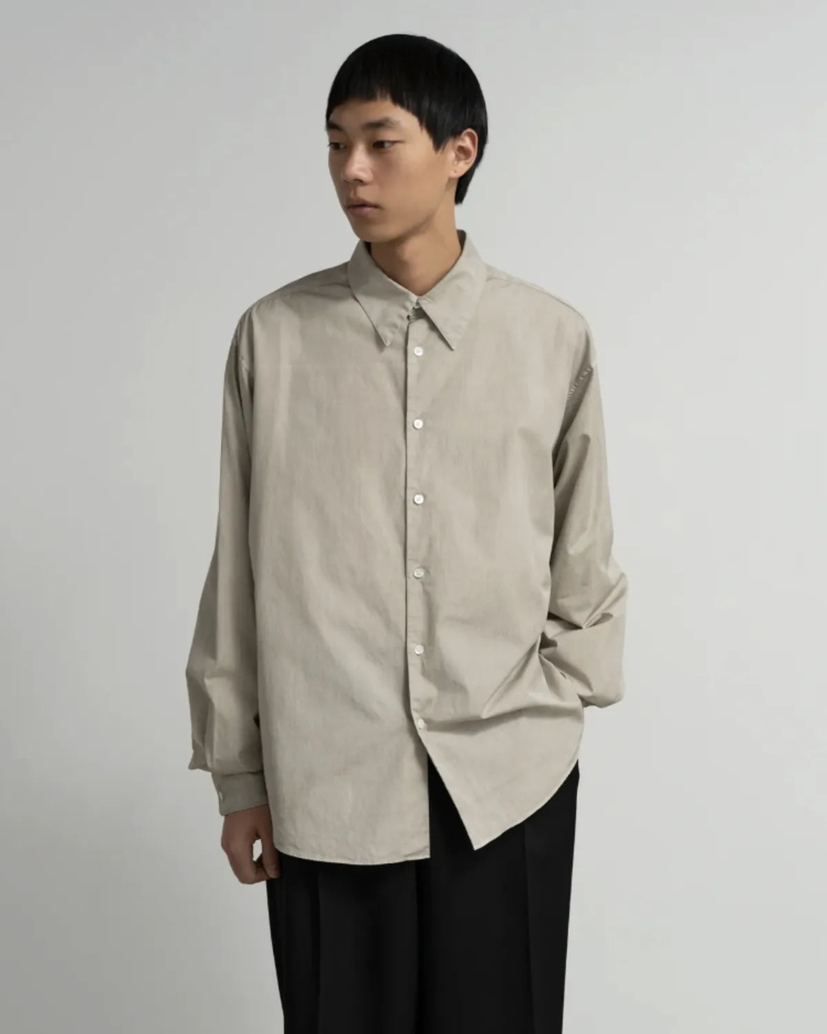 Graphpaper × YOKE / PIGMENT DYED REGULAR SHIRT (YK25FW01278SH-GP / GM253-50906Y)