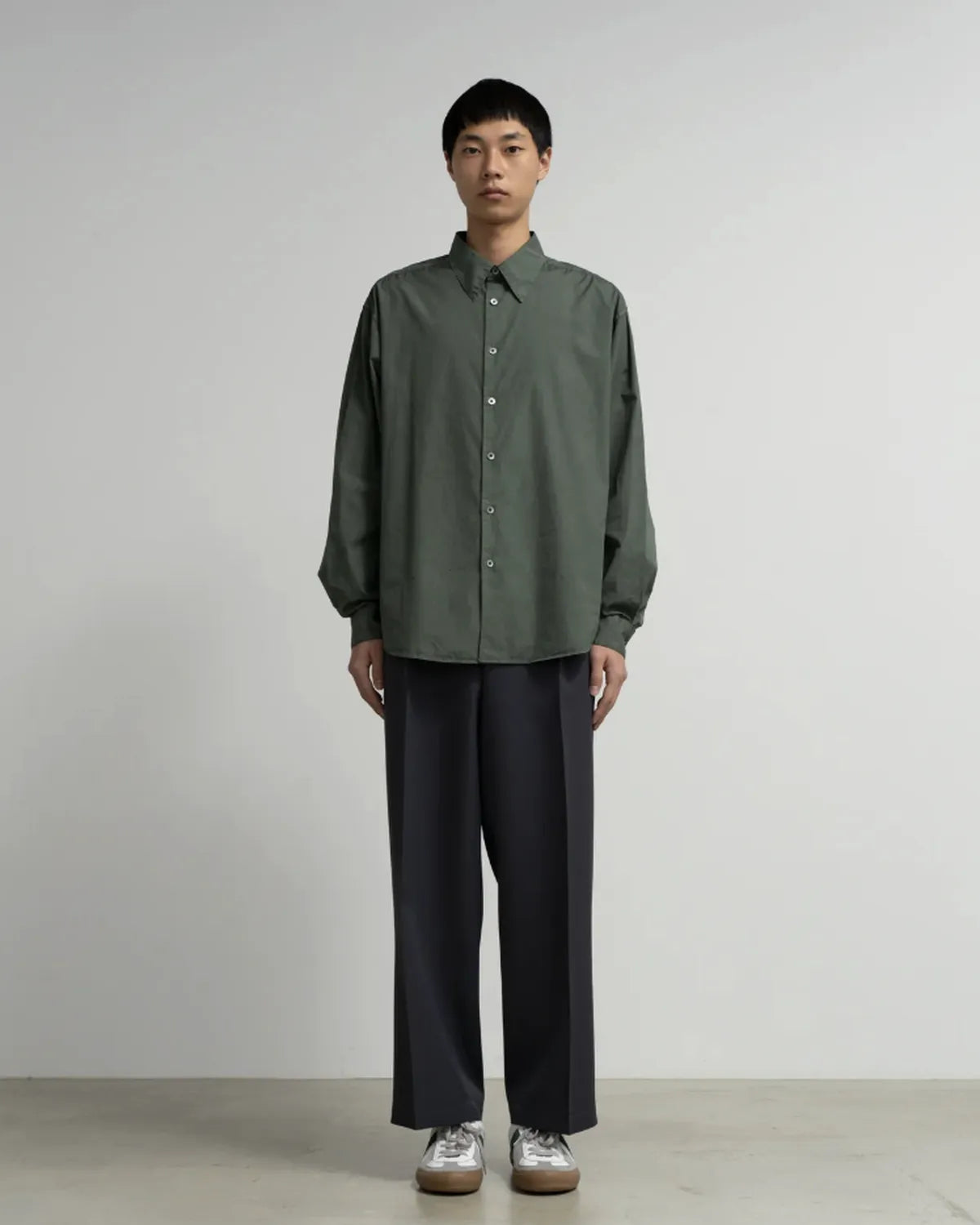 Graphpaper × YOKE / PIGMENT DYED REGULAR SHIRT (YK25FW01278SH-GP / GM253-50906Y)