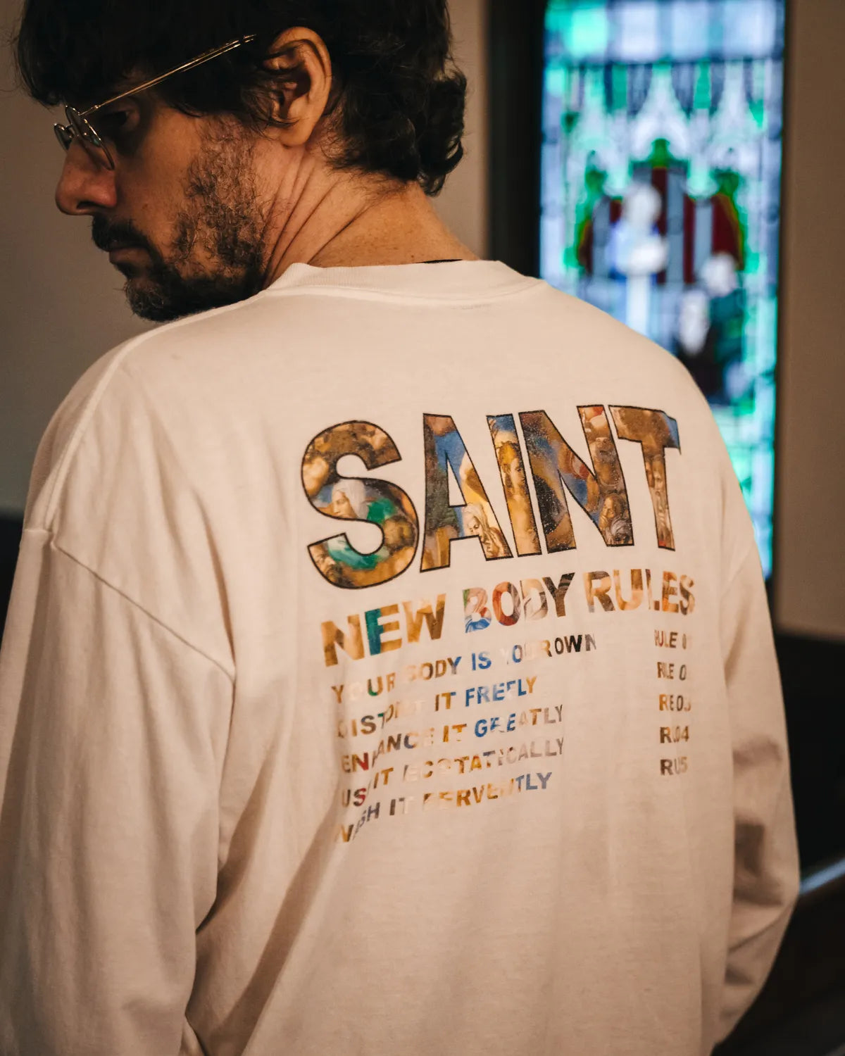 ©︎SAINT Mxxxxxx / LS TEE / NEW BODY RULES (SM-HR1-0000-035)