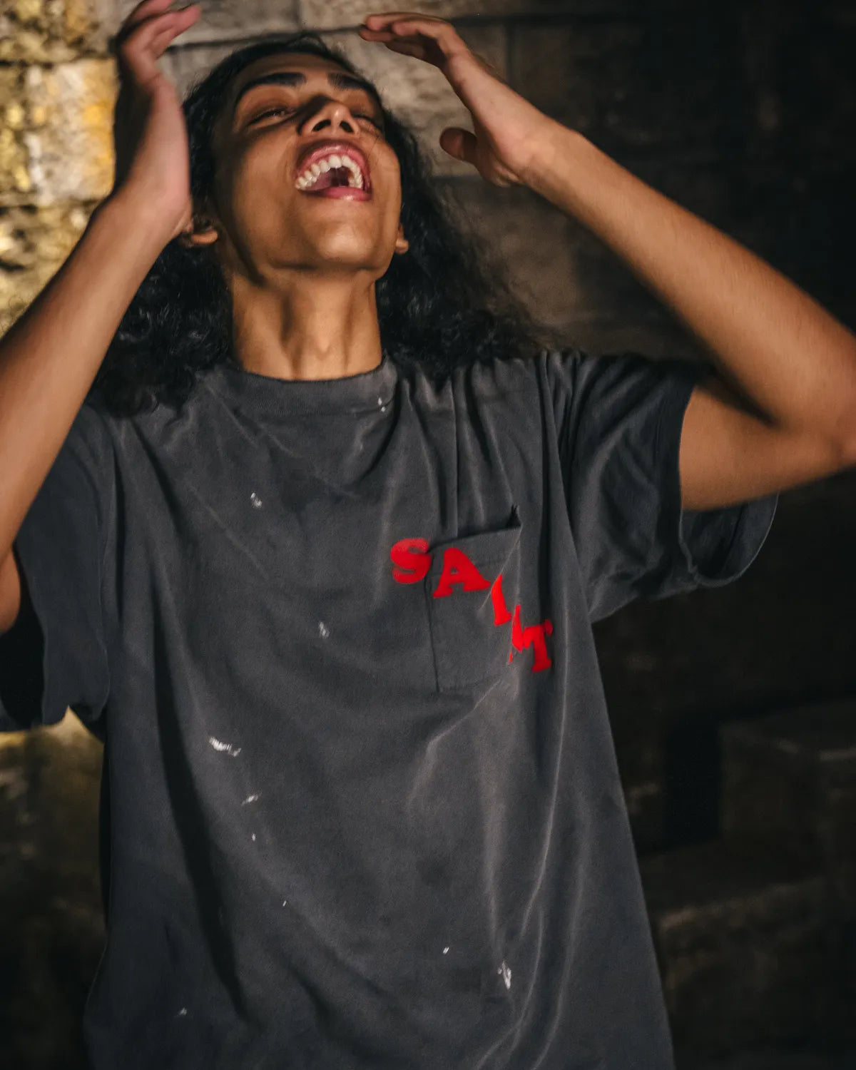 ©︎SAINT Mxxxxxx / SS TEE_POCKET (SM-HR1-0000-009)