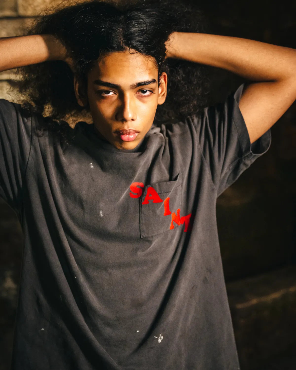 ©︎SAINT Mxxxxxx / SS TEE_POCKET (SM-HR1-0000-009)