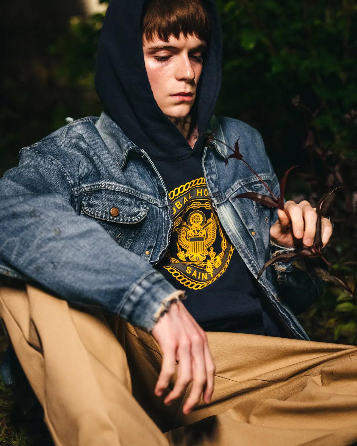 ©︎SAINT Mxxxxxx / DENIM JACKET / M (SM-HR1-0000-080)