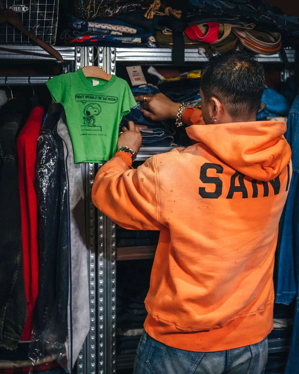 ©︎SAINT Mxxxxxx × BerBerJin / BB_DBL FACE HOODIE/SAINT (SM-HR1-0000-C57)