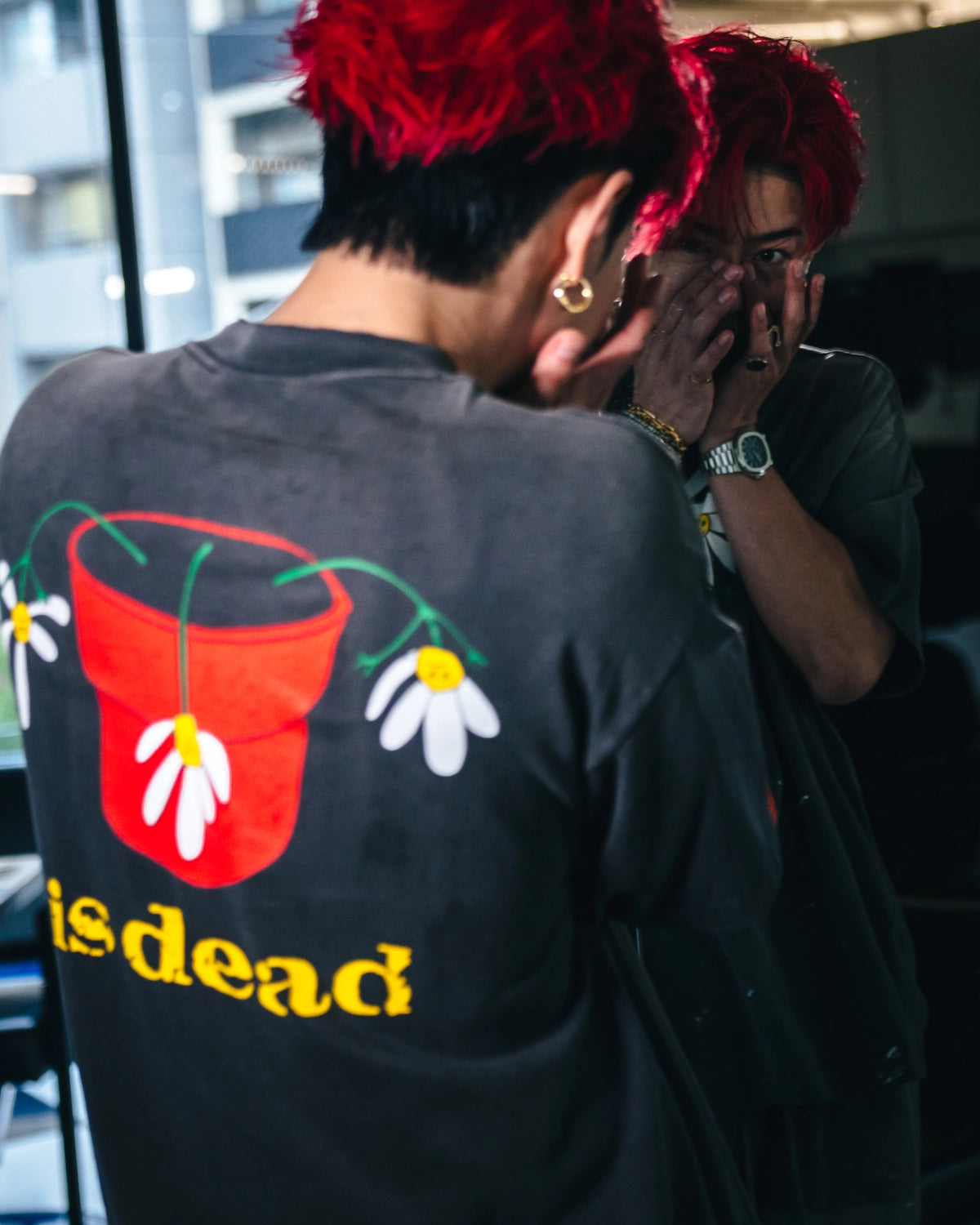 ©︎SAINT Mxxxxxx × DE LA SOUL / DLS_SS TEE-DE LA SOUL (SM-HR1-0000-C18)