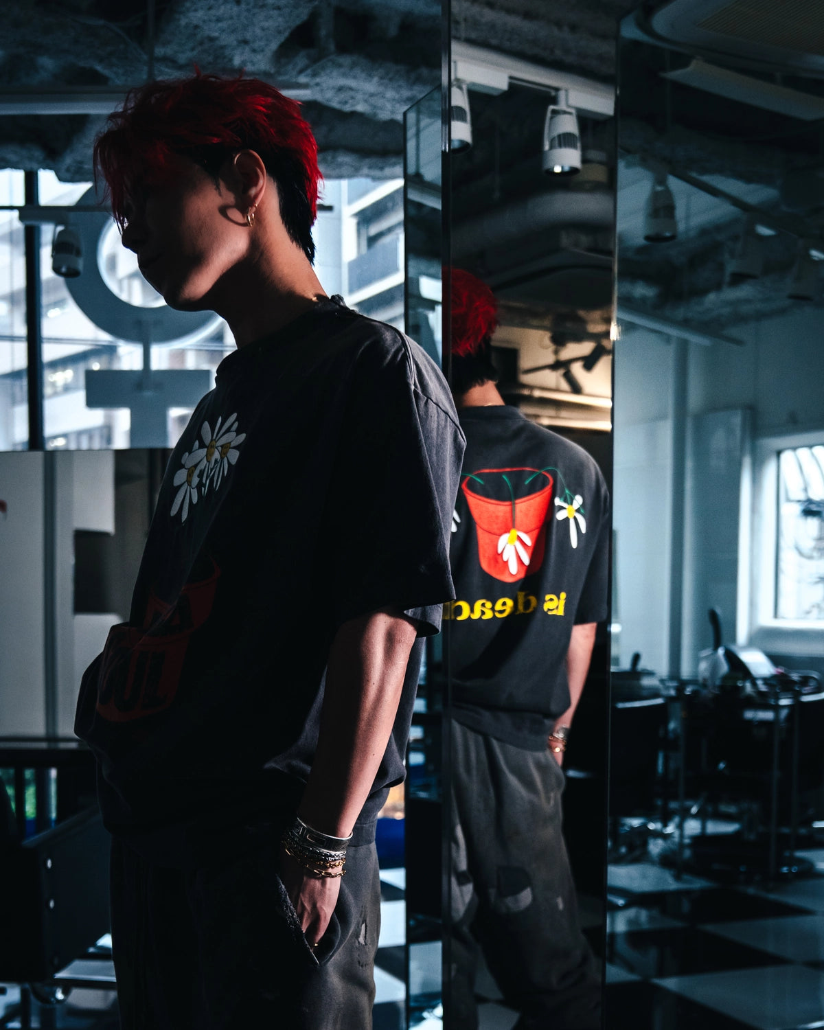 ©︎SAINT Mxxxxxx × DE LA SOUL / DLS_SS TEE-DE LA SOUL (SM-HR1-0000-C18)