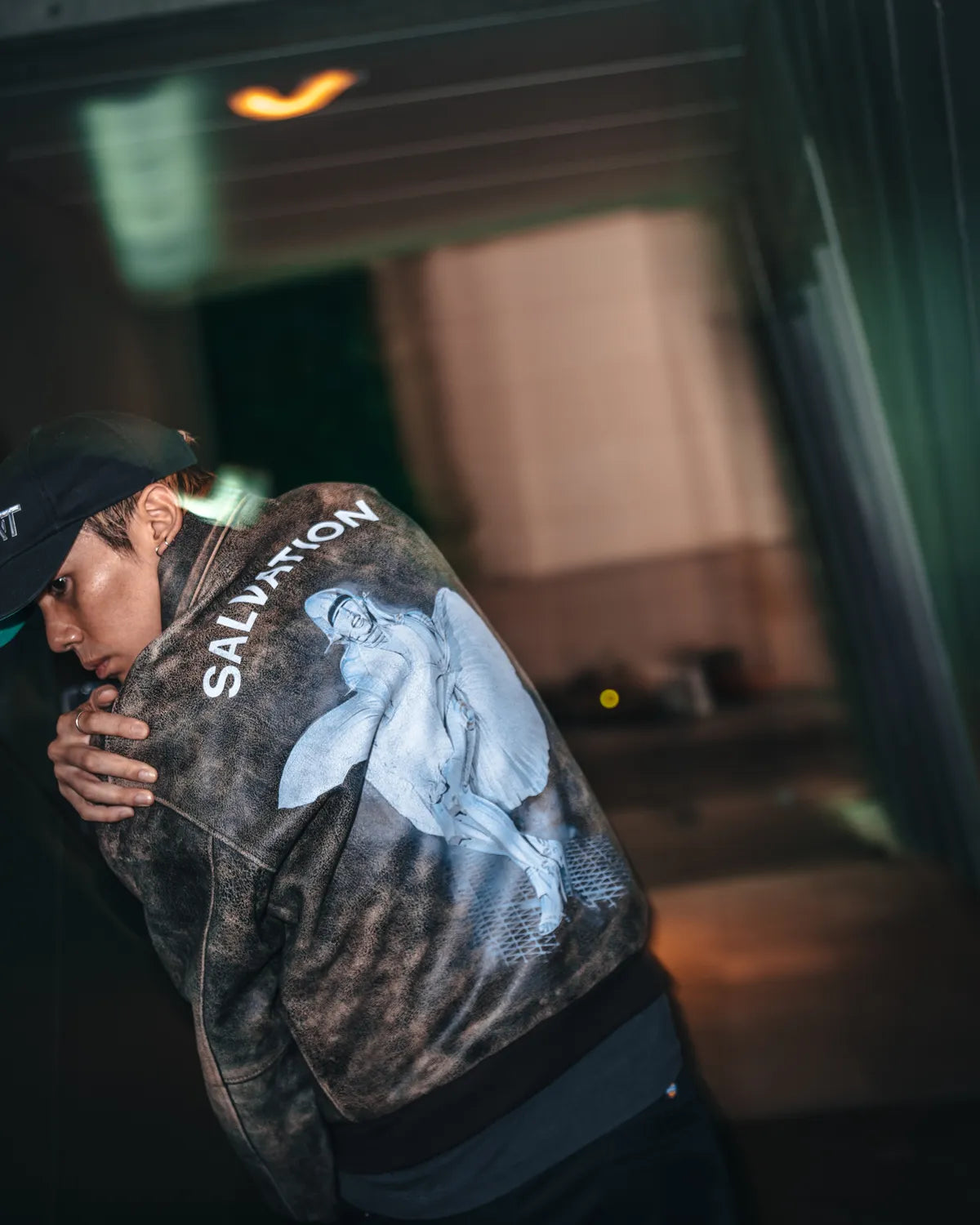 ©︎SAINT Mxxxxxx × SORAYAMA / SRYM_LEATHER A2 JKT (SM-HR1-0000-C80)