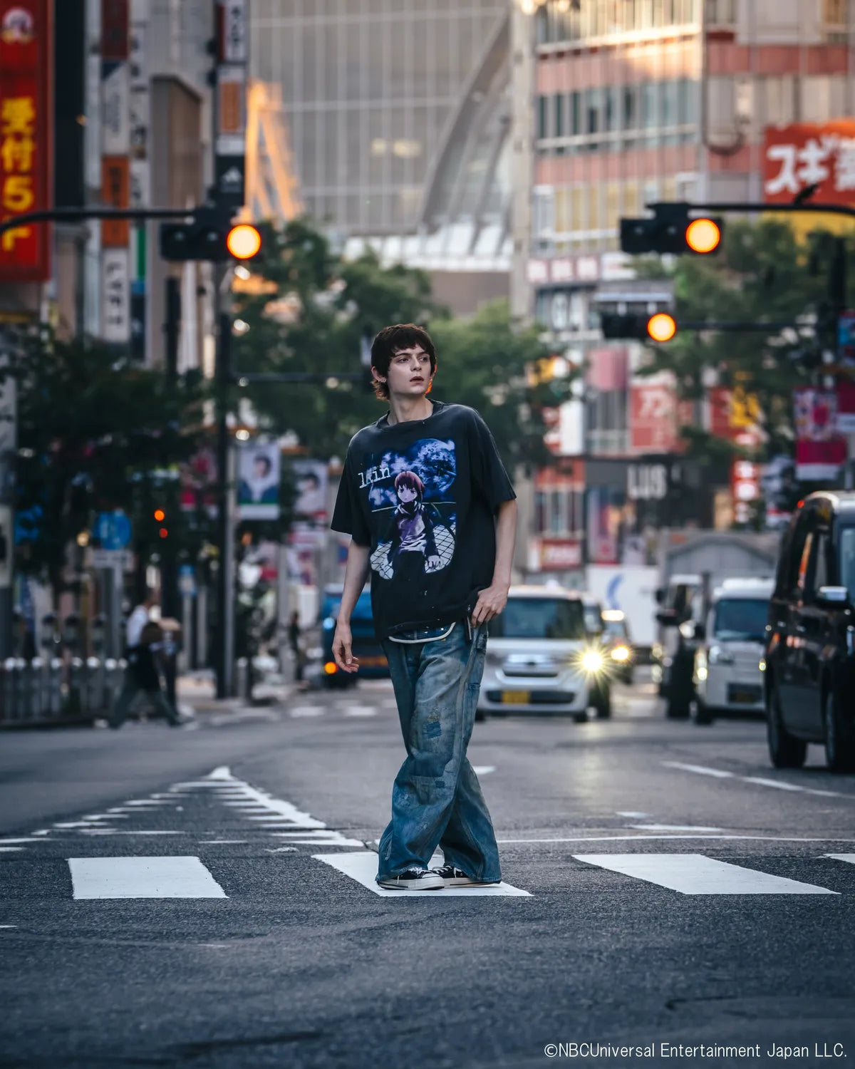 ©︎SAINT Mxxxxxx  × serial experiments lain × GEEKS RULE / GS_SS TEE - LAIN (SM-HR1-0000-C23)