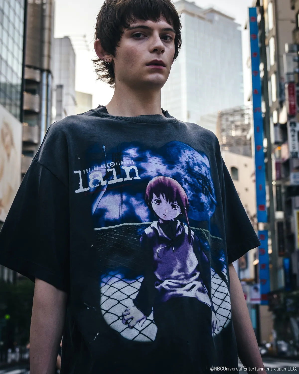 ©︎SAINT Mxxxxxx  × serial experiments lain × GEEKS RULE / GS_SS TEE - LAIN (SM-HR1-0000-C23)