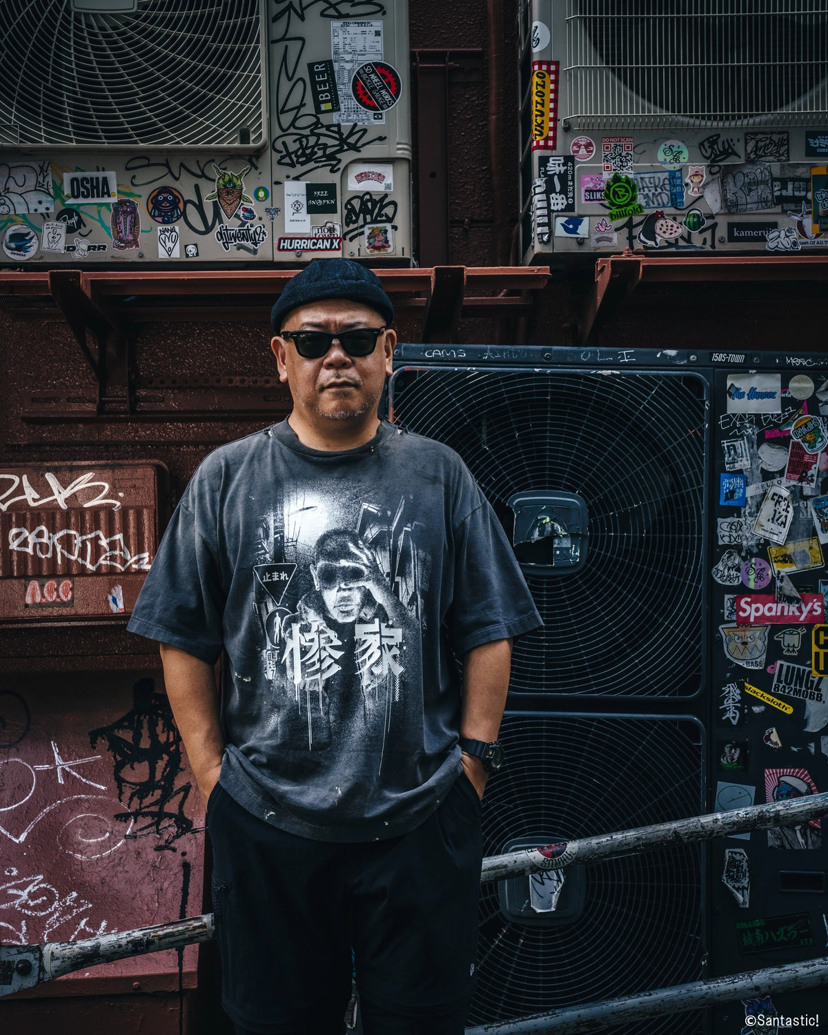 ©︎SAINT Mxxxxxx × GEEKS RULE / GS_SS TEE-惨家-zange- (SM-HR1-0000-C25)