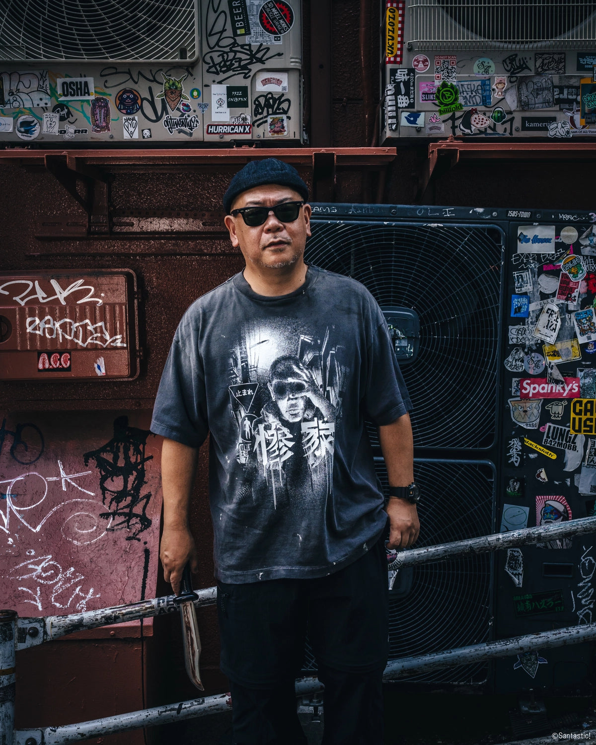 ©︎SAINT Mxxxxxx × GEEKS RULE / GS_SS TEE-惨家-zange- (SM-HR1-0000-C25)